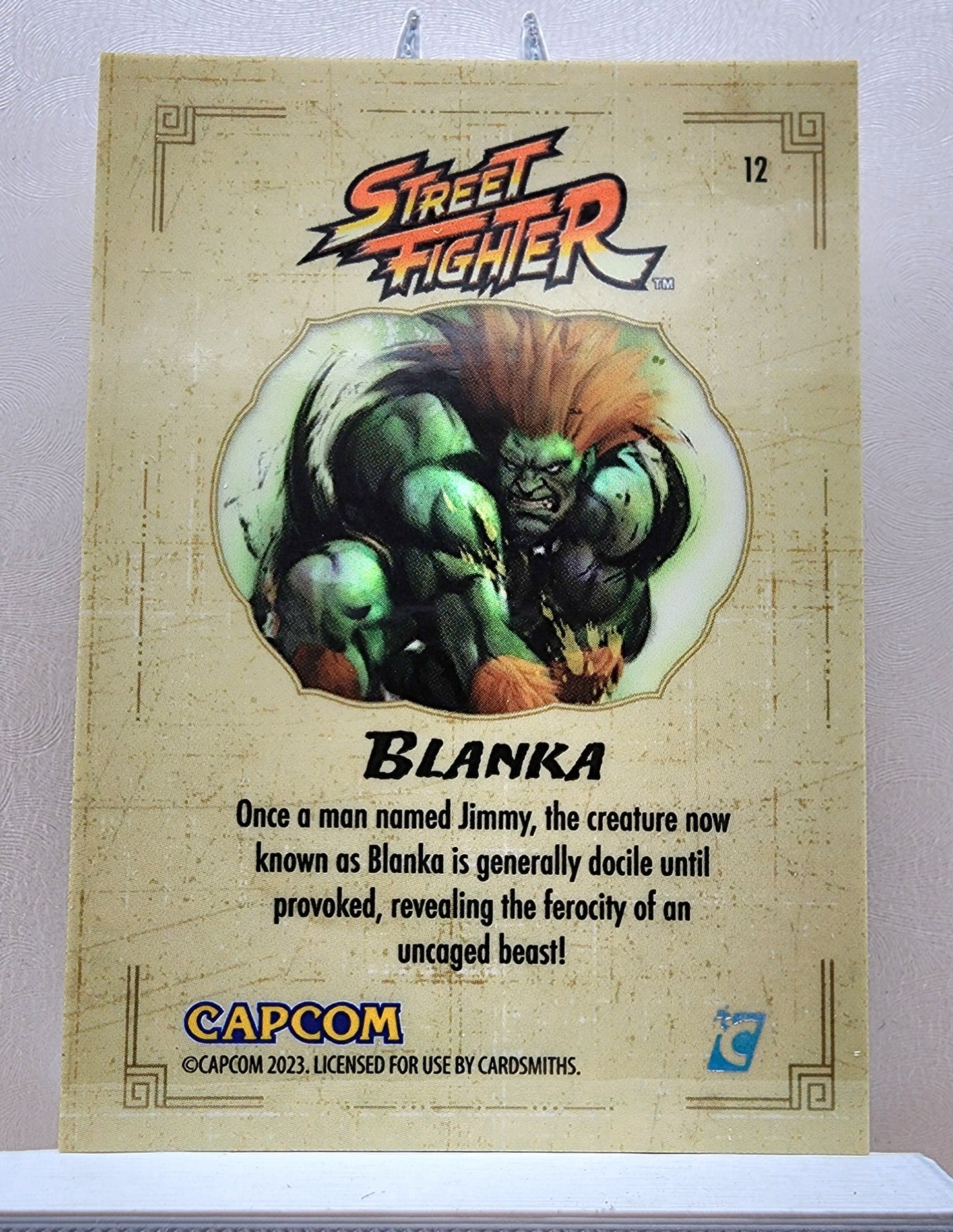 Street Fighter! 1x Blanka - Hyperwave Holofoil (#12 - 2023 Cardsmiths Street Fighter Series One)