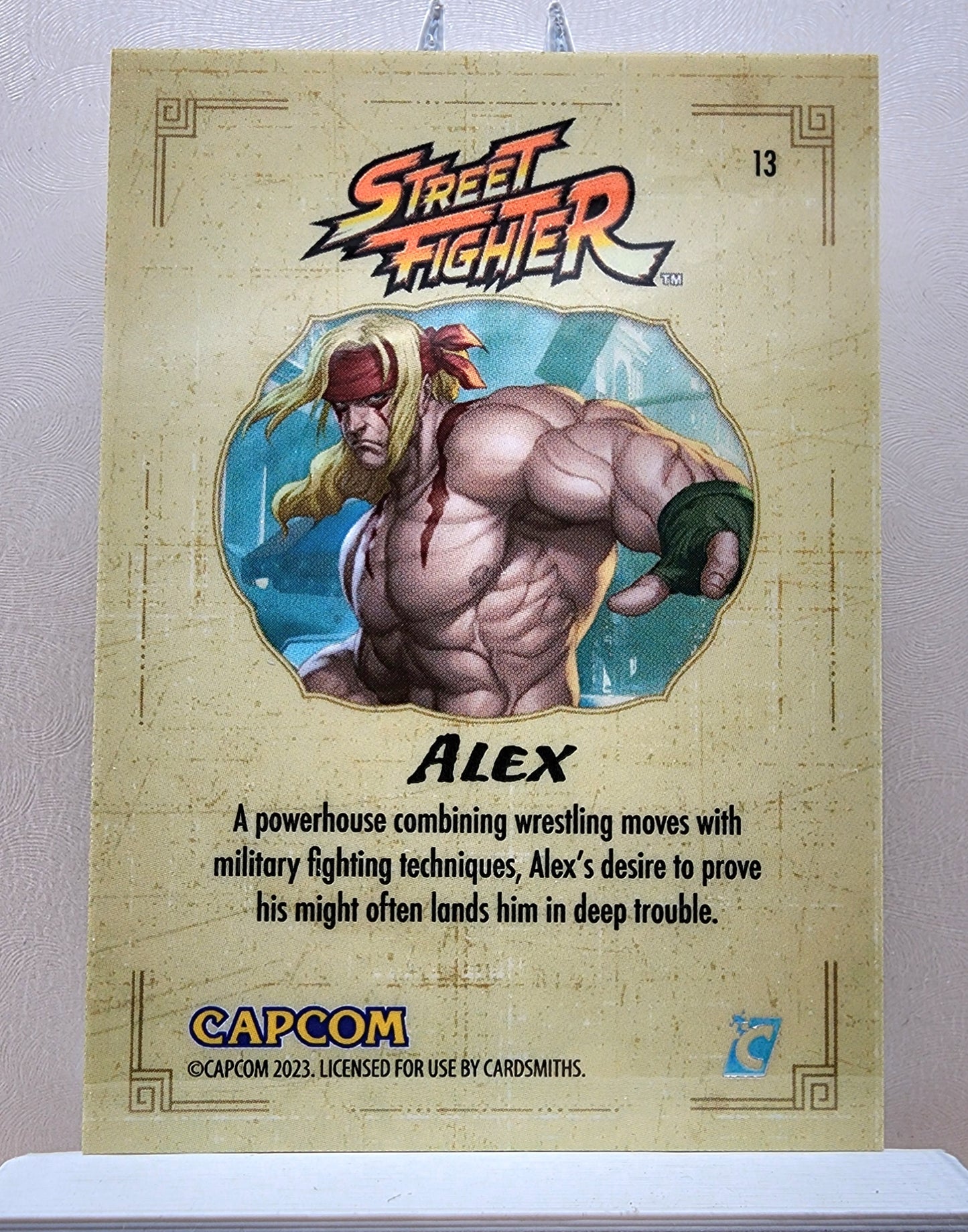 Street Fighter! 1x Alex - Hyperwave Holofoil (#13 - 2023 Cardsmiths Street Fighter Series One)