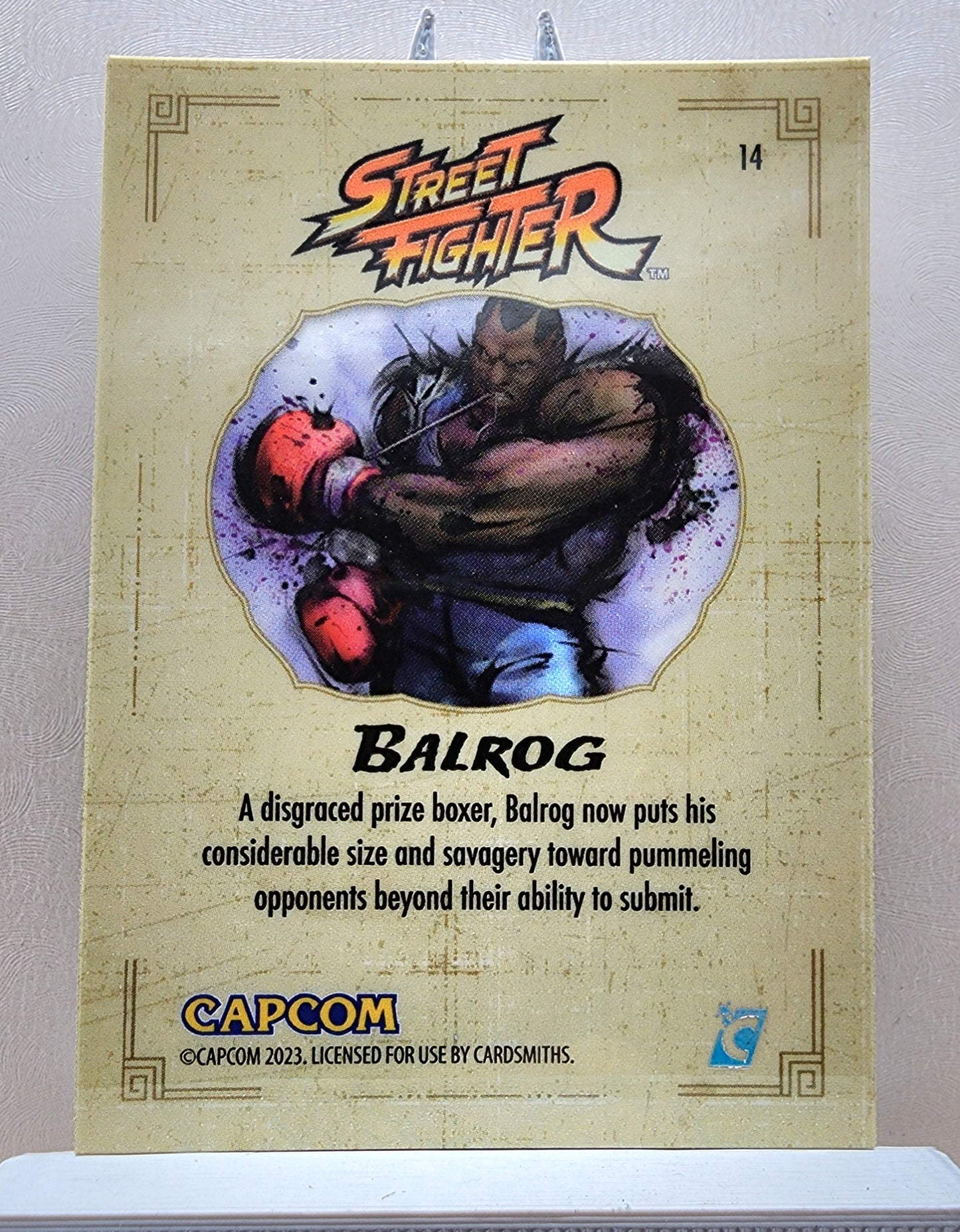 Street Fighter! 1x Balrog - Hyperwave Holofoil (#14 - 2023 Cardsmiths Street Fighter Series One)