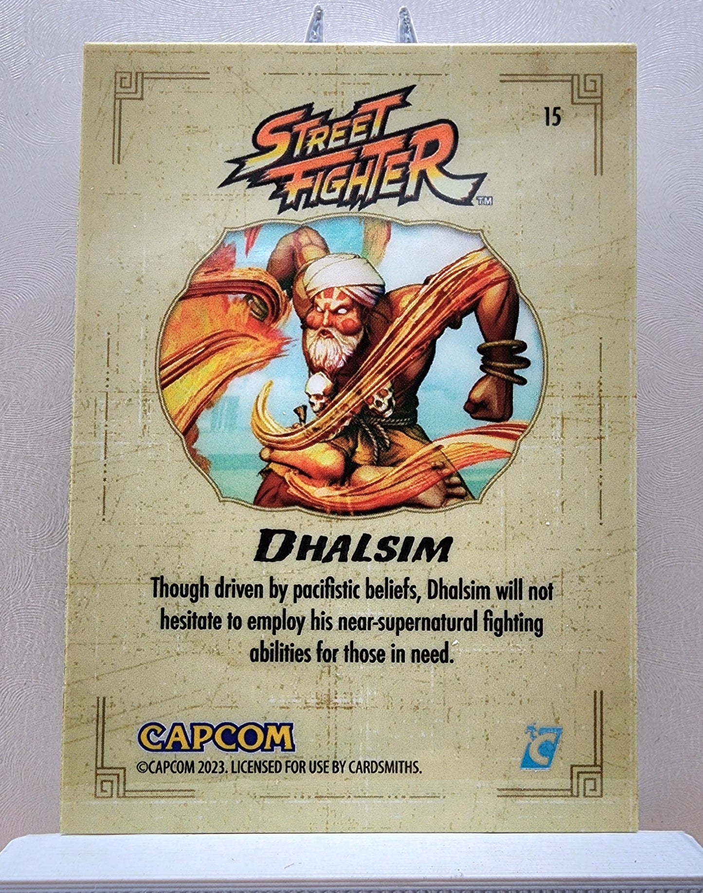 Street Fighter! 1x Dhalsim - Hyperwave Holofoil (#15 - 2023 Cardsmiths Street Fighter Series One)