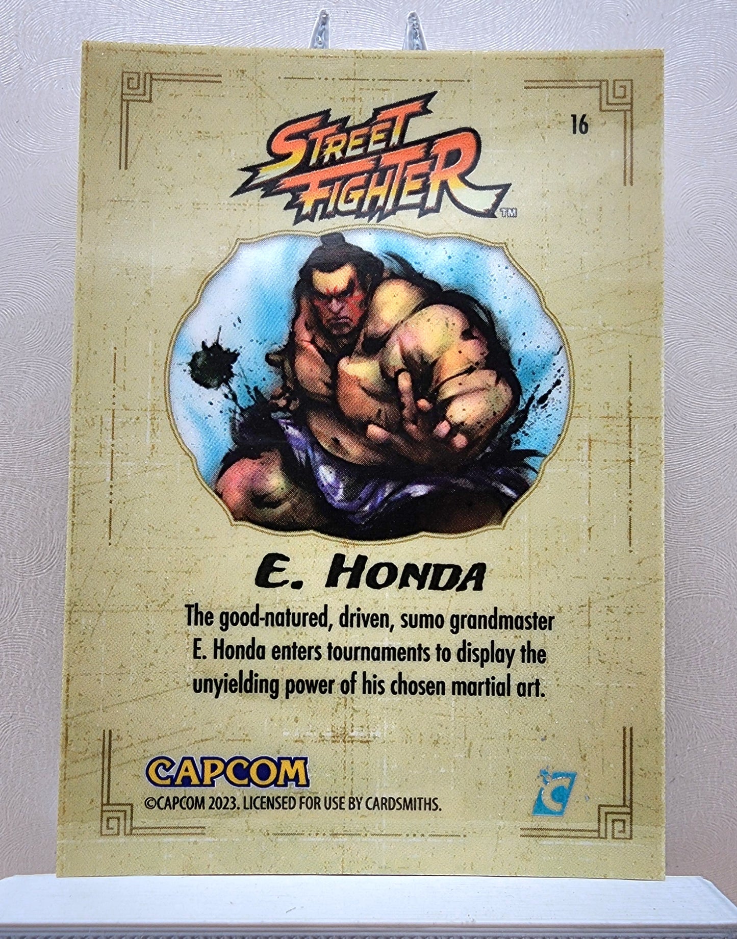 Street Fighter! 1x E Honda - Hyperwave Holofoil (#16 - 2023 Cardsmiths Street Fighter Series One)