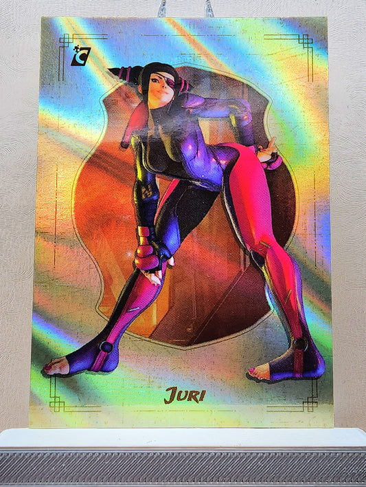 Street Fighter! 1x Juri - Hyperwave Holofoil (#18 - 2023 Cardsmiths Street Fighter Series One)