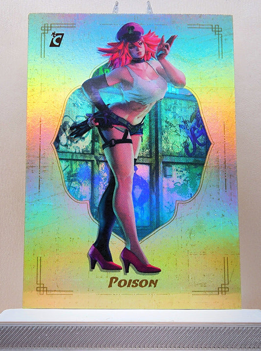 Street Fighter! 1x Poison - Rainbow Holofoil (#20 - 2023 Cardsmiths Street Fighter Series One)