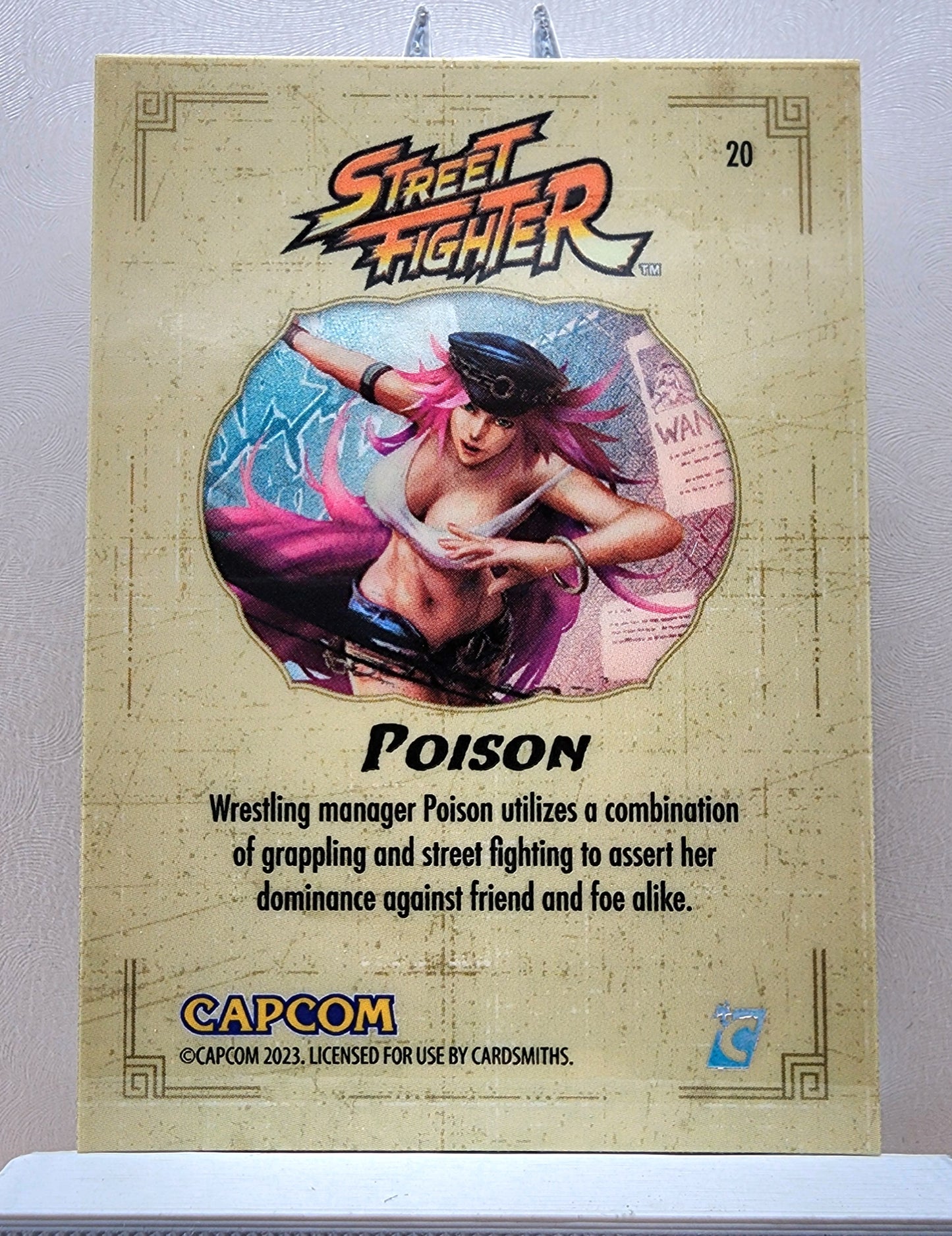 Street Fighter! 1x Poison - Rainbow Holofoil (#20 - 2023 Cardsmiths Street Fighter Series One)