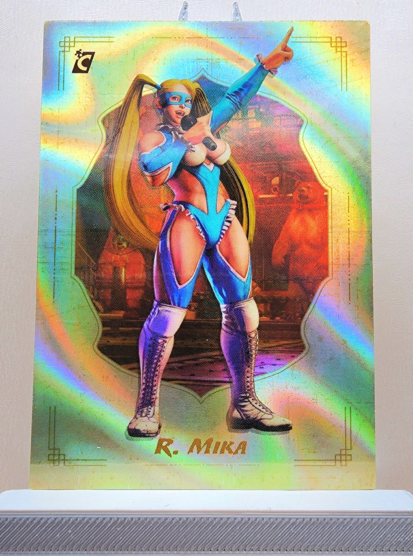 Street Fighter! 1x Mika - Hyperwave Holofoil (#21 - 2023 Cardsmiths Street Fighter Series One)