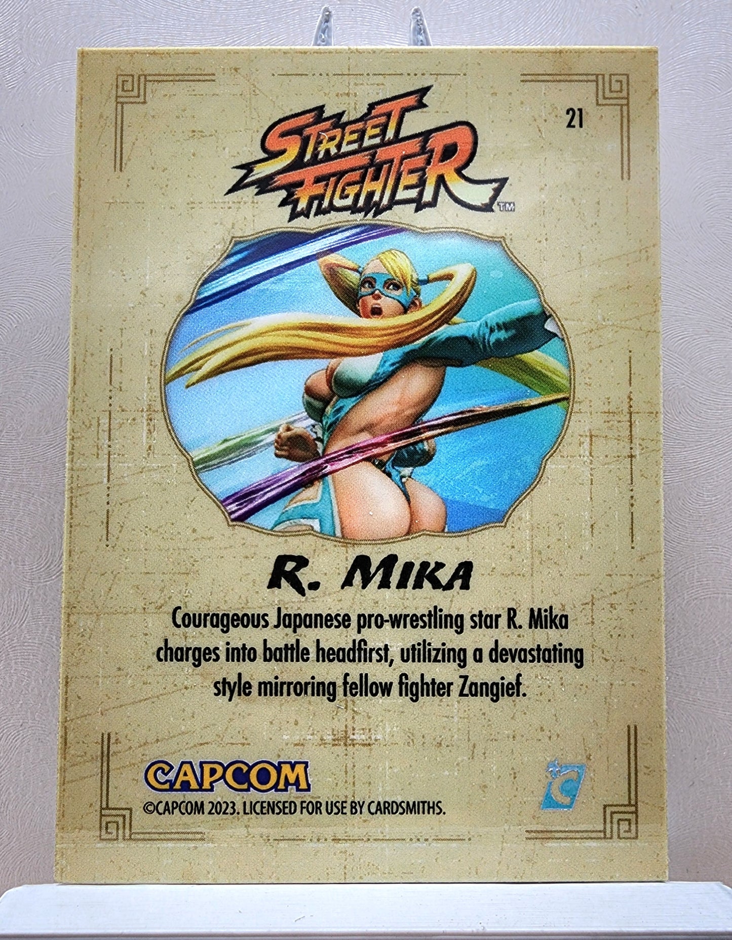 Street Fighter! 1x Mika - Hyperwave Holofoil (#21 - 2023 Cardsmiths Street Fighter Series One)