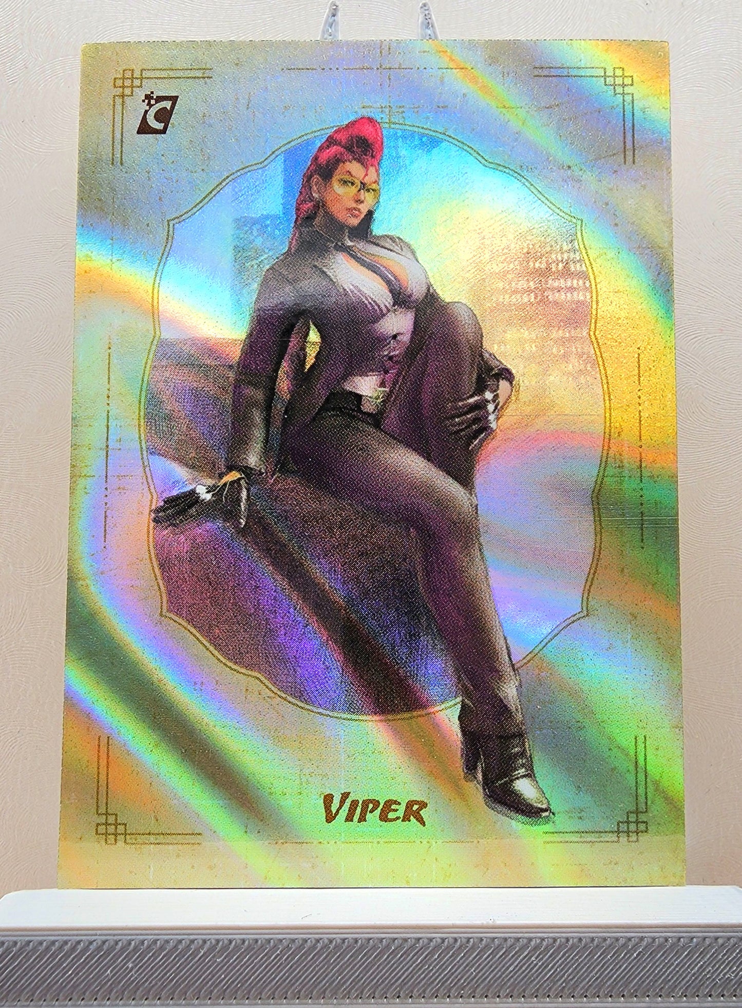 Street Fighter! 1x Viper - Hyperwave Holofoil (#22 - 2023 Cardsmiths Street Fighter Series One)