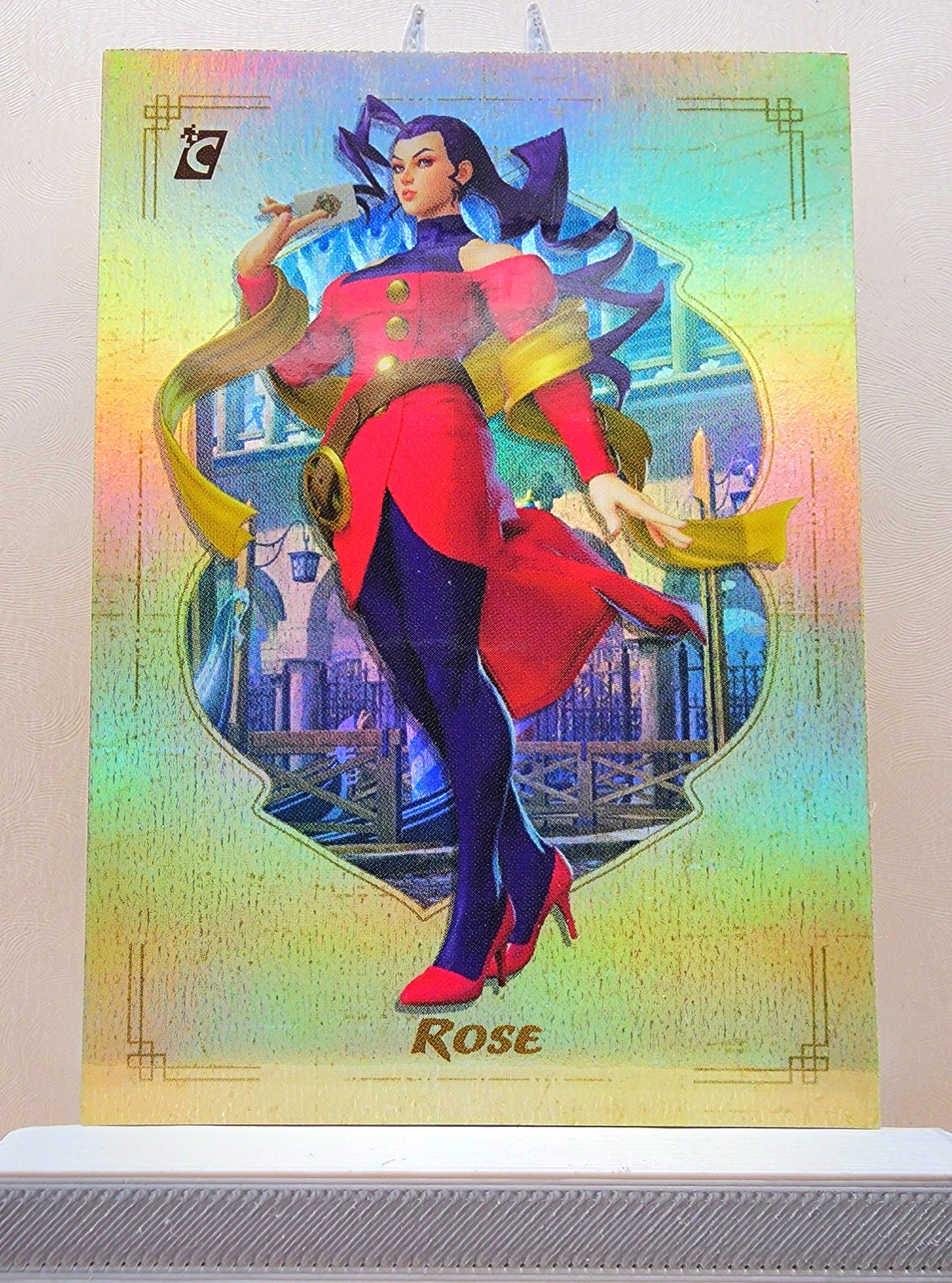 Street Fighter! 1x Rose - Rainbow Holofoil (#24 - 2023 Cardsmiths Street Fighter Series One)