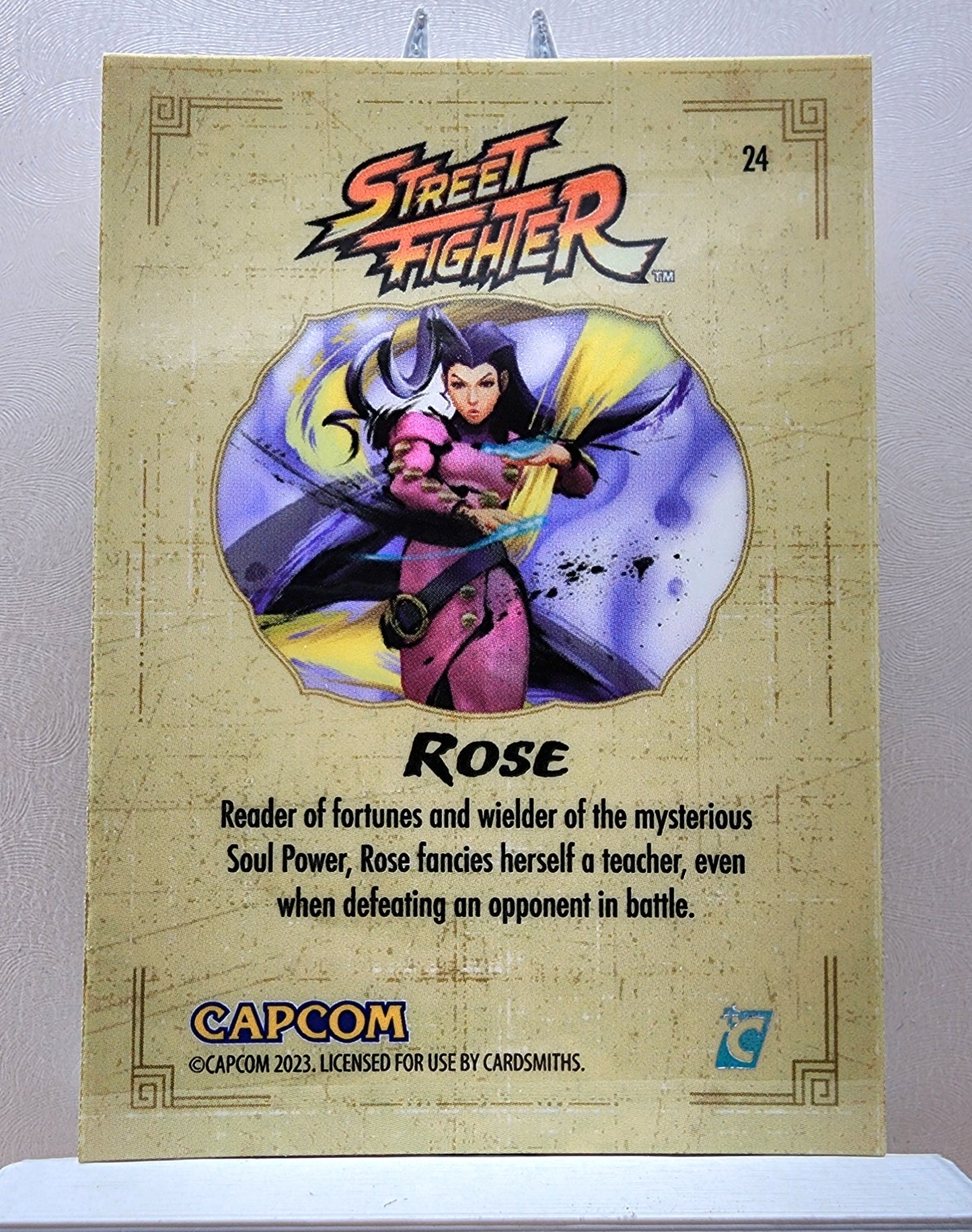 Street Fighter! 1x Rose - Hyperwave Holofoil (#24 - 2023 Cardsmiths Street Fighter Series One)