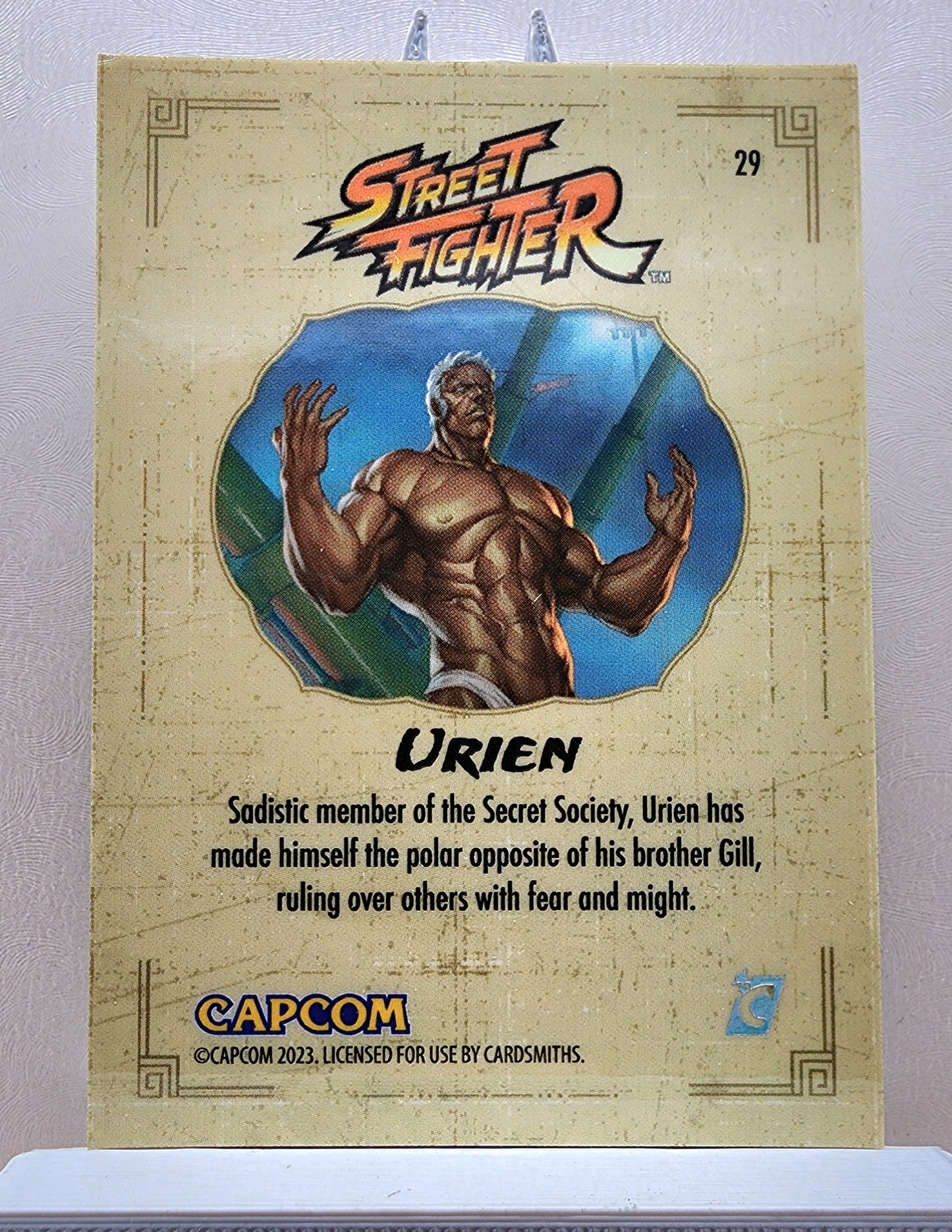 Street Fighter! 1x Urien - Rainbow Holofoil (#29 - 2023 Cardsmiths Street Fighter Series One)