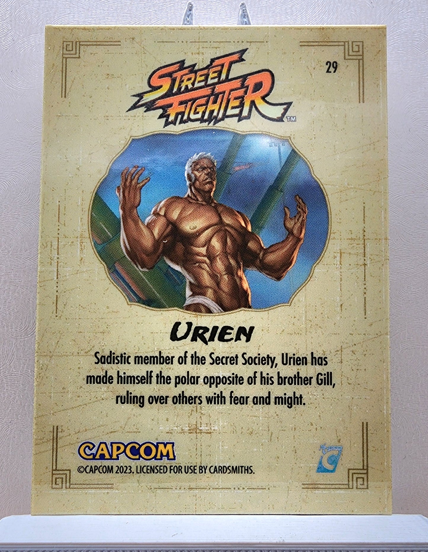 Street Fighter! 1x Urien - Hyperwave Holofoil (#29 - 2023 Cardsmiths Street Fighter Series One)