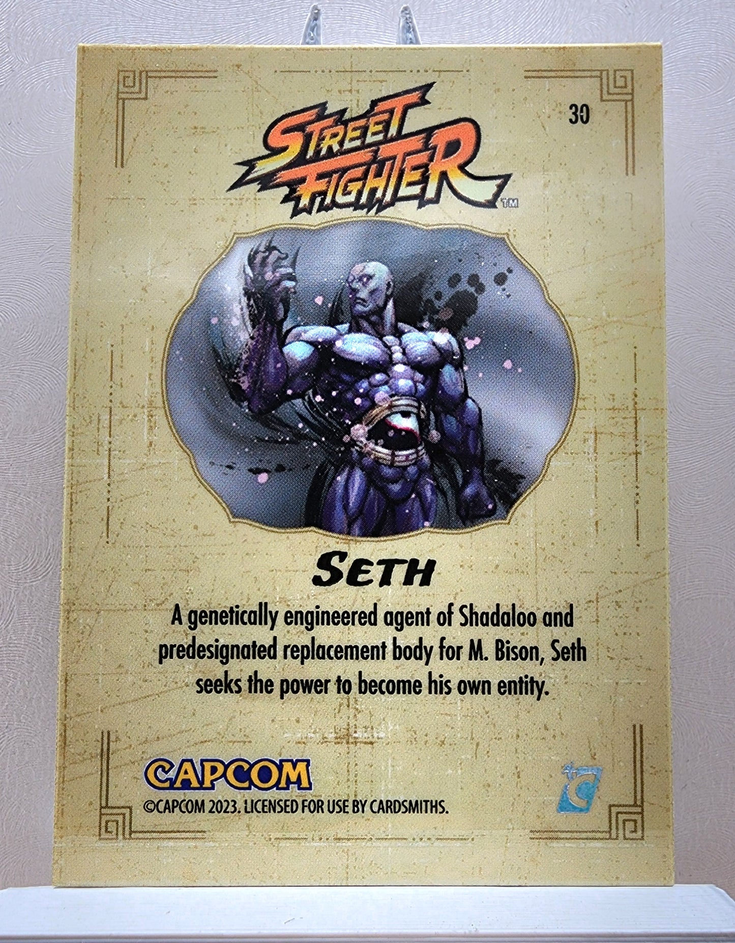 Street Fighter! 1x Seth - Hyperwave Holofoil (#30 - 2023 Cardsmiths Street Fighter Series One)