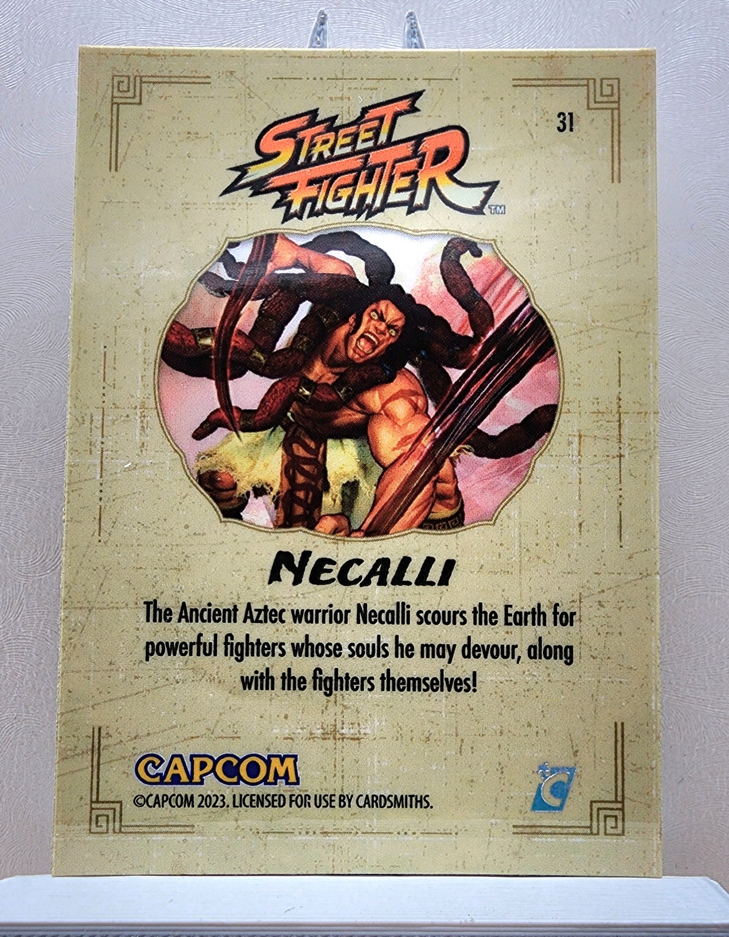 Street Fighter! 1x Necalli - Hyperwave Holofoil (#31 - 2023 Cardsmiths Street Fighter Series One)