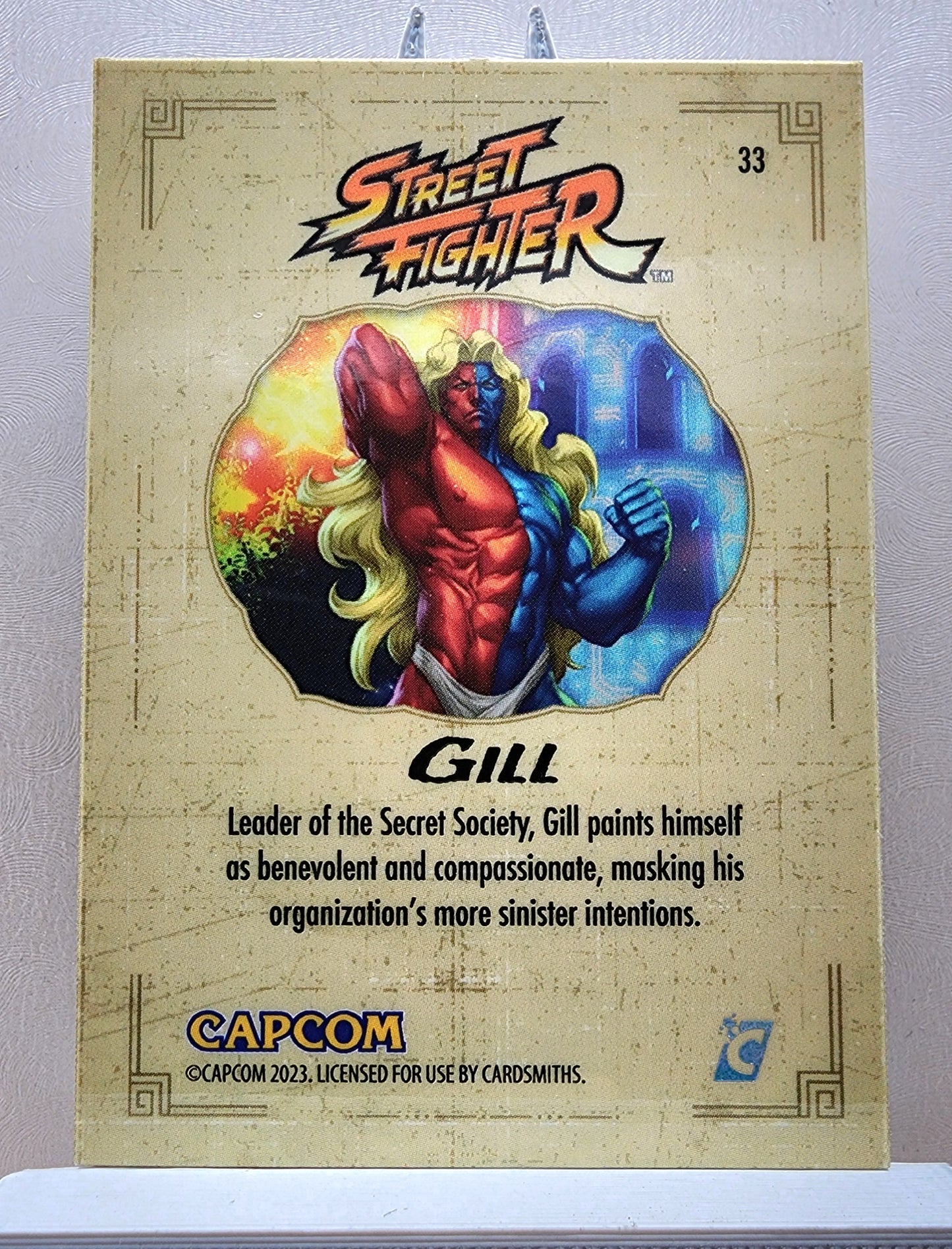 Street Fighter! 1x Gill - Rainbow Holofoil (#33 - 2023 Cardsmiths Street Fighter Series One)