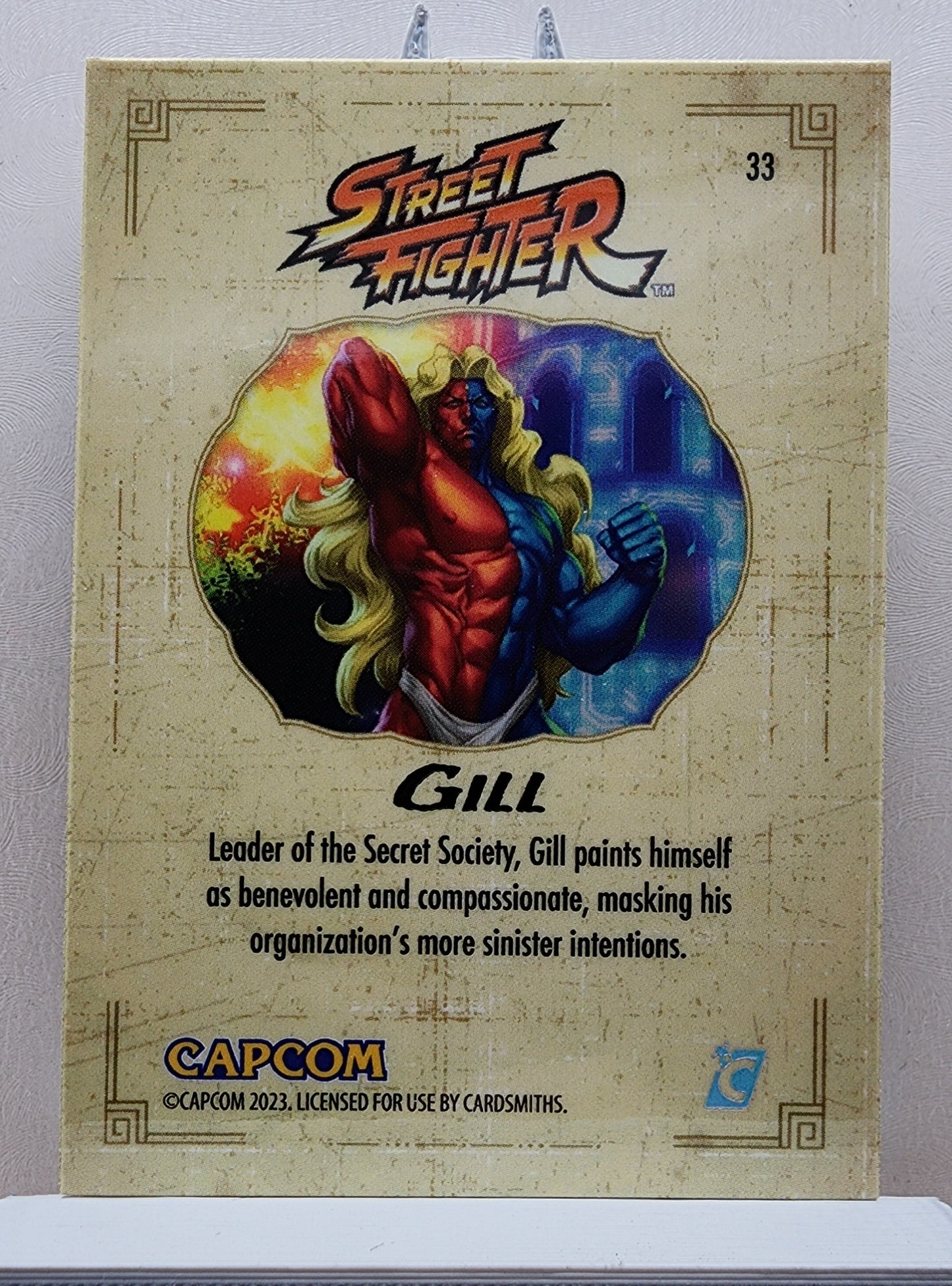 Street Fighter! 1x Gill - Hyperwave Holofoil (#33 - 2023 Cardsmiths Street Fighter Series One)