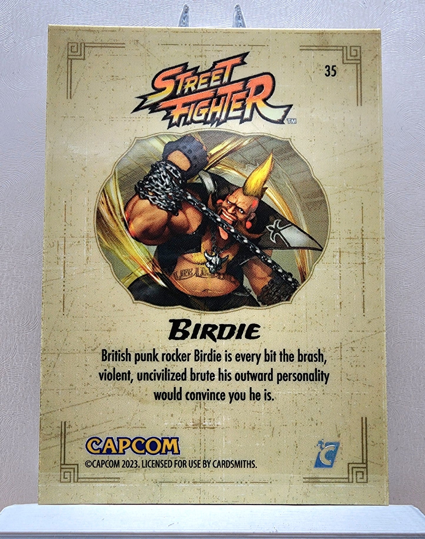 Street Fighter! 1x Birdie - Rainbow Holofoil (#35 - 2023 Cardsmiths Street Fighter Series One)