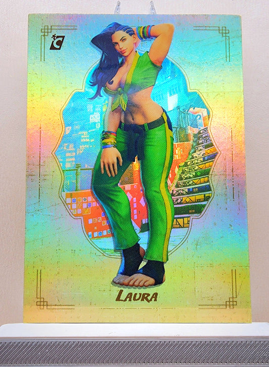 Street Fighter! 1x Laura - Rainbow Holofoil (#36 - 2023 Cardsmiths Street Fighter Series One)