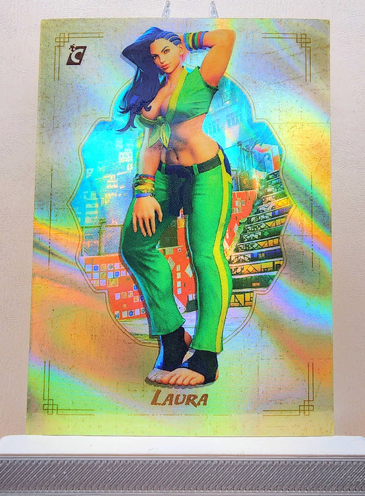 Street Fighter! 1x Laura - Hyperwave Holofoil (#36 - 2023 Cardsmiths Street Fighter Series One)