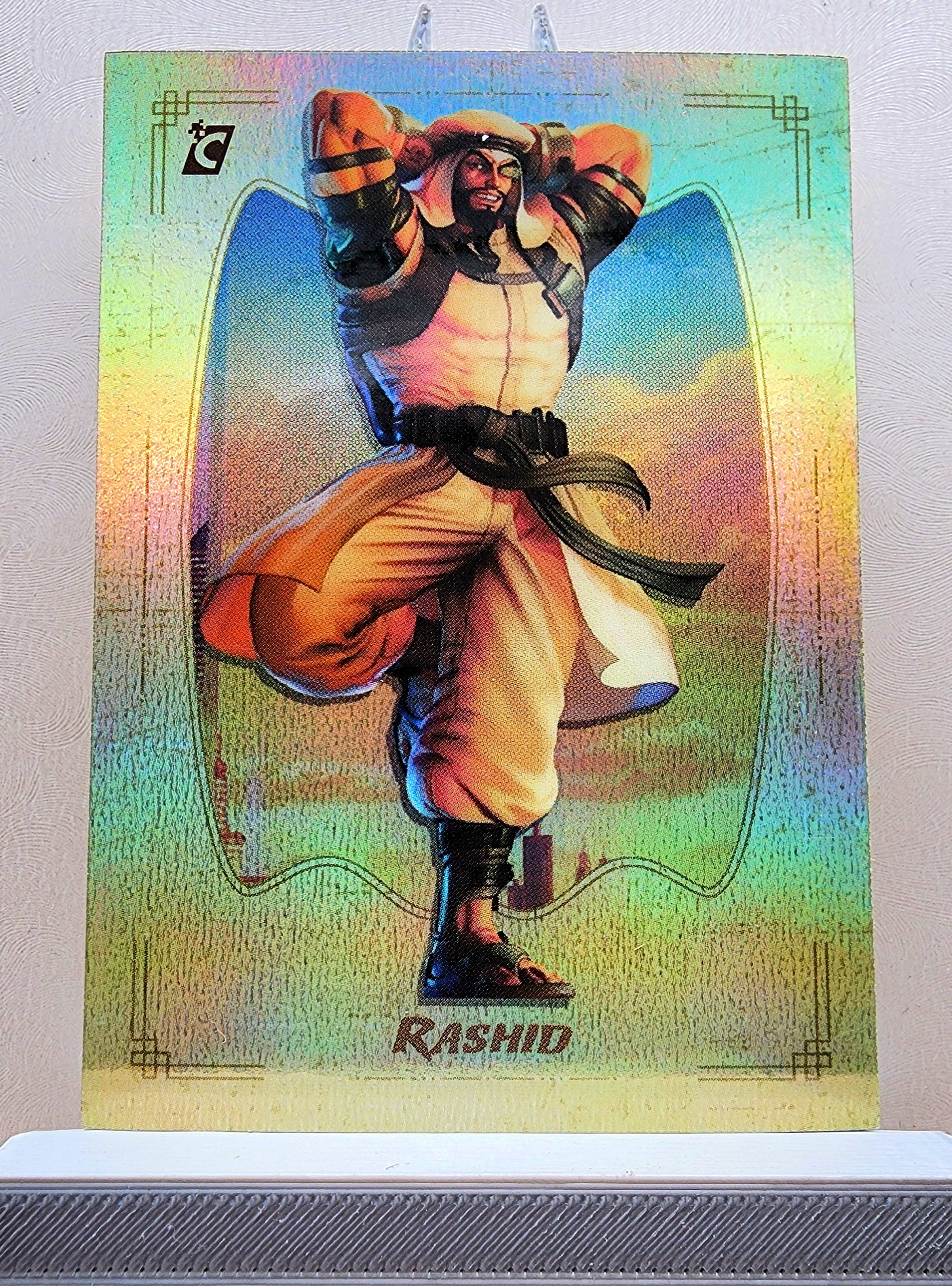 X Rashid Log Street Fighter! 1x Rashid - Rainbow Holofoil (#37 - 2023 Cardsmiths St ...