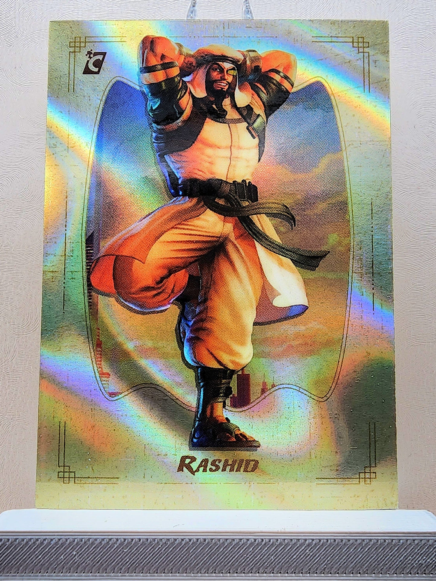 Street Fighter! 1x Rashid - Hyperwave Holofoil (#37 - 2023 Cardsmiths Street Fighter Series One)