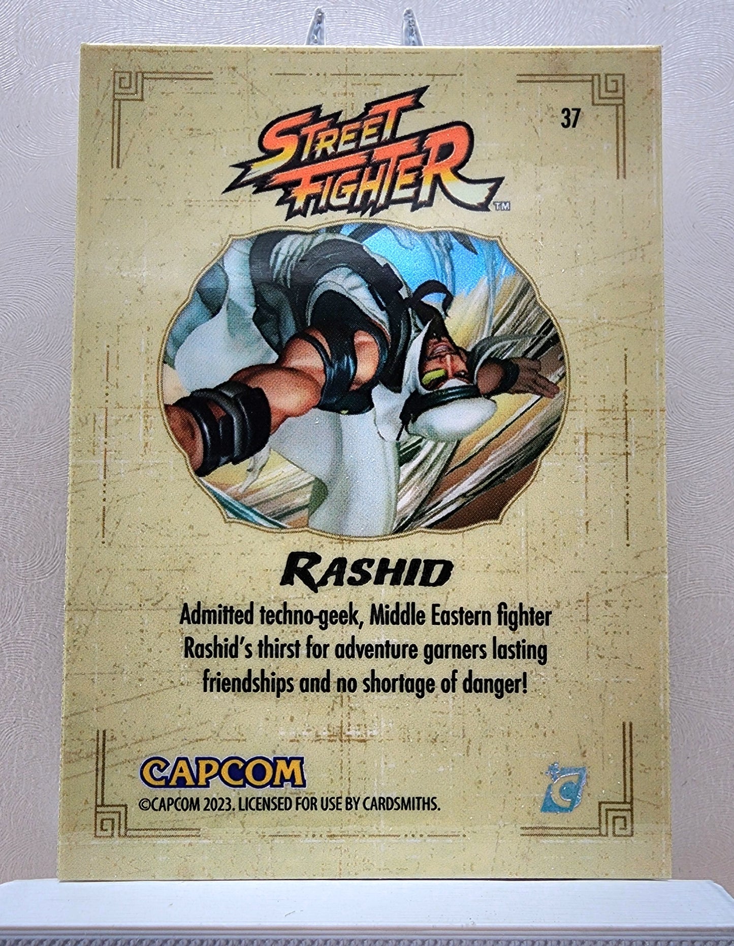 Street Fighter! 1x Rashid - Hyperwave Holofoil (#37 - 2023 Cardsmiths Street Fighter Series One)