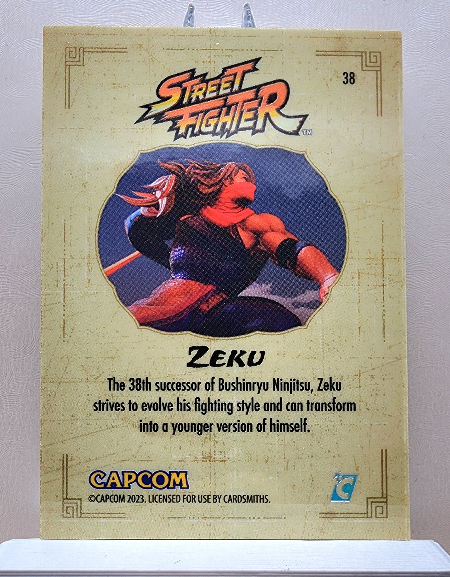 Street Fighter! 1x Zeku - Rainbow Holofoil (#38 - 2023 Cardsmiths Street Fighter Series One)