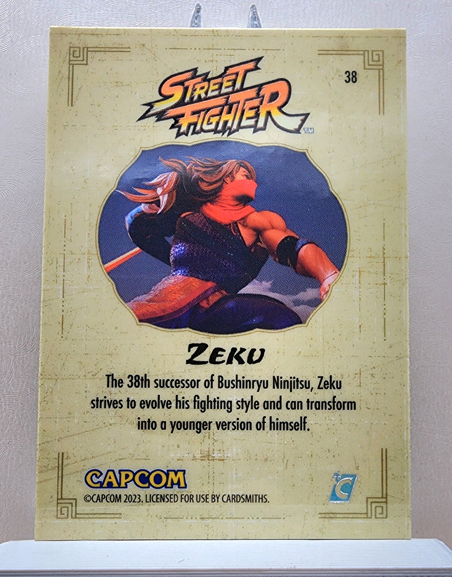 Street Fighter! 1x Zeku - Hyperwave Holofoil (#38 - 2023 Cardsmiths Street Fighter Series One)