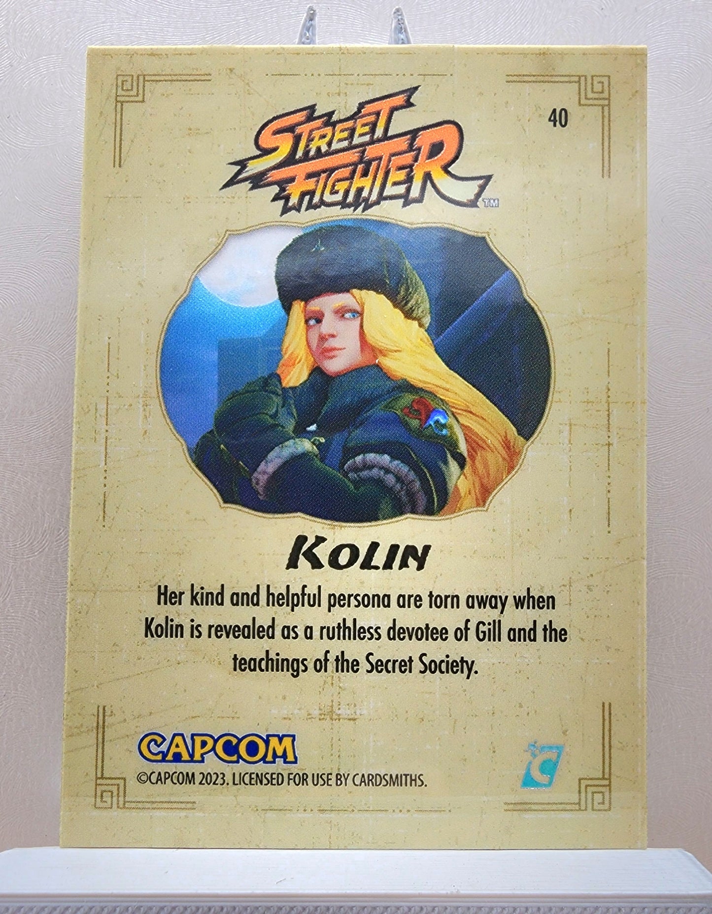 Street Fighter! 1x Kolin - Hyperwave Holofoil (#40 - 2023 Cardsmiths Street Fighter Series One)