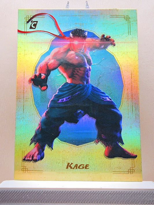 Street Fighter! 1x Kage - Rainbow Holofoil (#41 - 2023 Cardsmiths Street Fighter Series One)