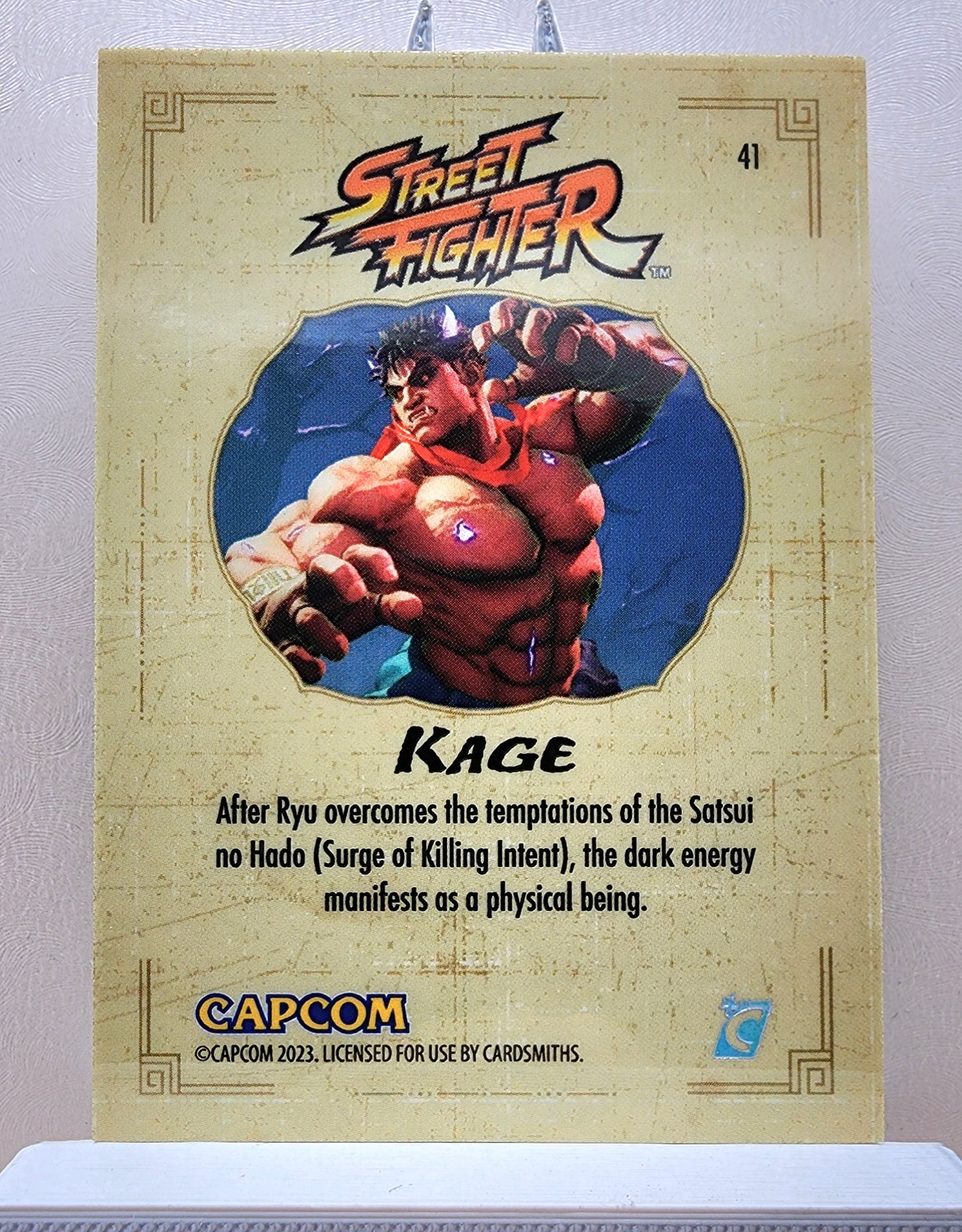 Street Fighter! 1x Kage - Rainbow Holofoil (#41 - 2023 Cardsmiths Street Fighter Series One)