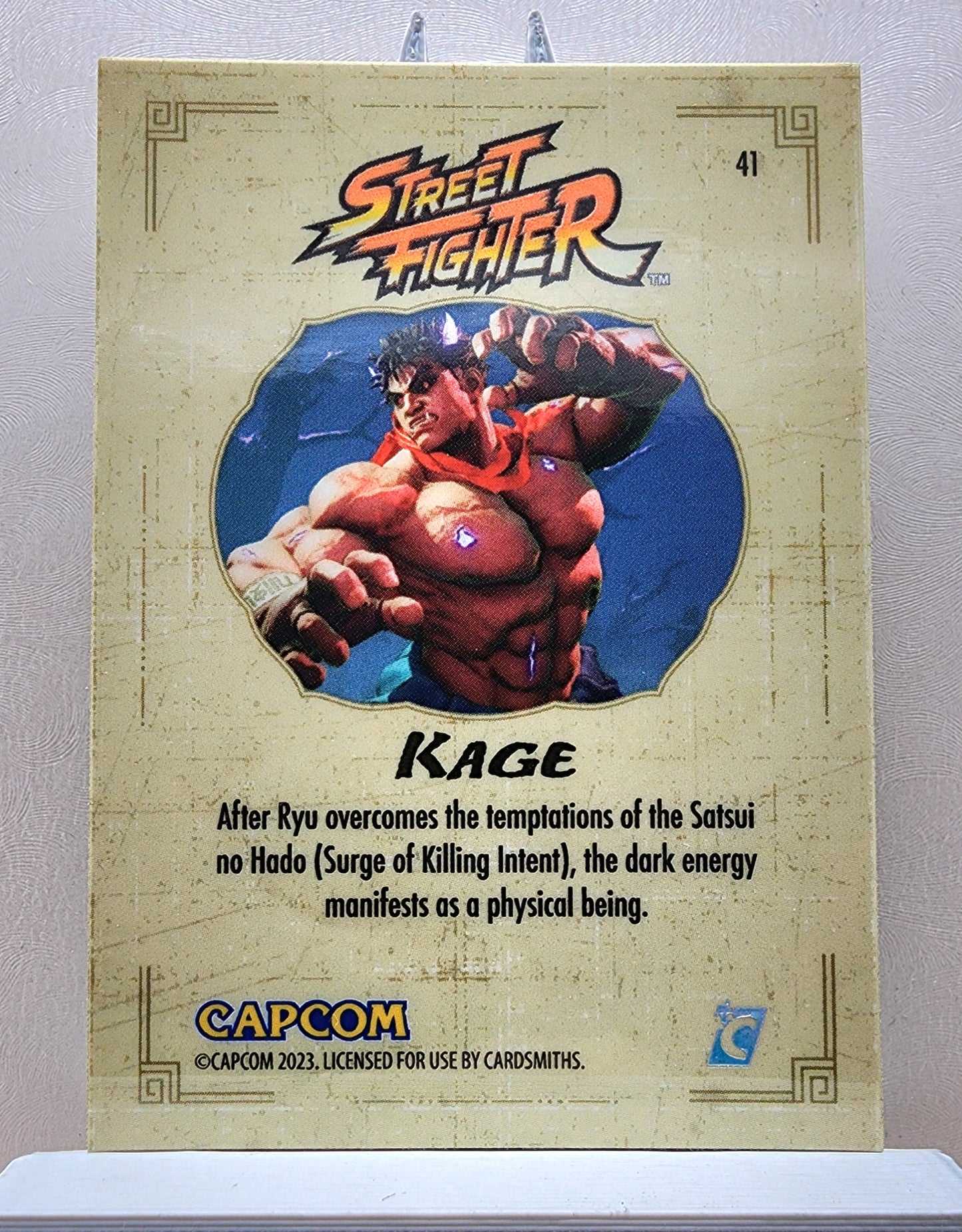 Street Fighter! 1x Kage - Hyperwave Holofoil (#41 - 2023 Cardsmiths Street Fighter Series One)