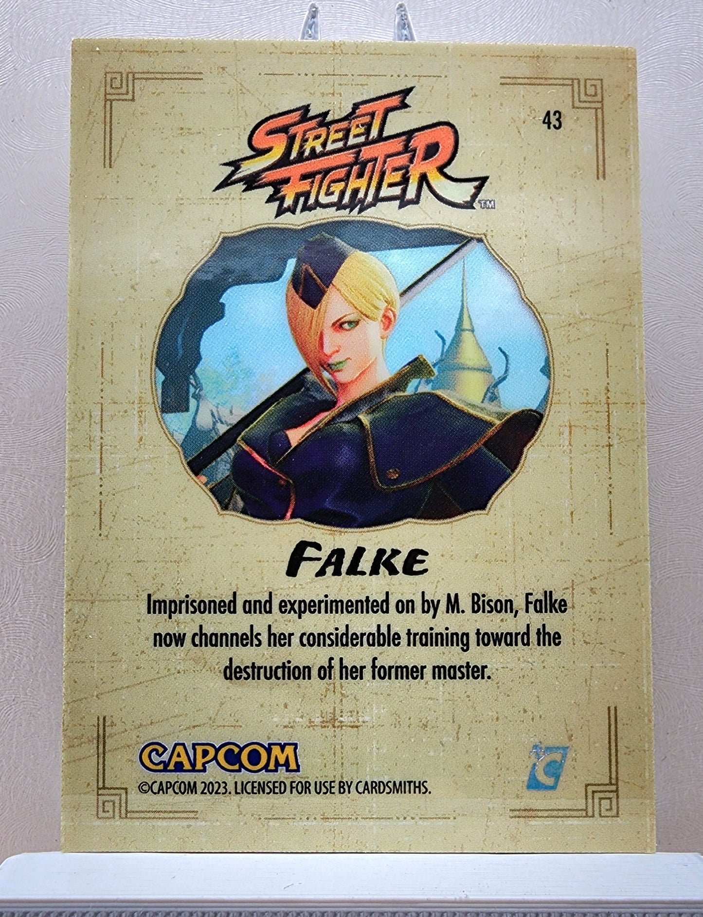 Street Fighter! 1x Falke - Rainbow Holofoil (#43 - 2023 Cardsmiths Street Fighter Series One)