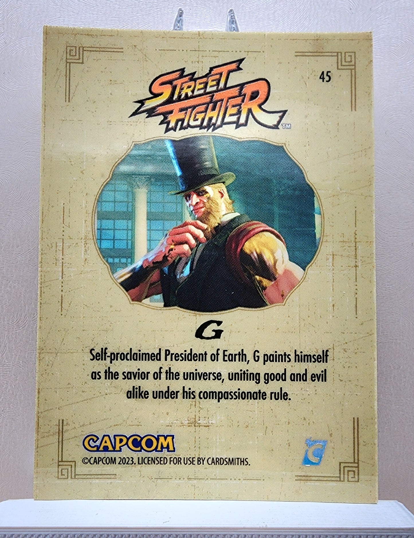 Street Fighter! 1x G - Rainbow Holofoil (#45 - 2023 Cardsmiths Street Fighter Series One)