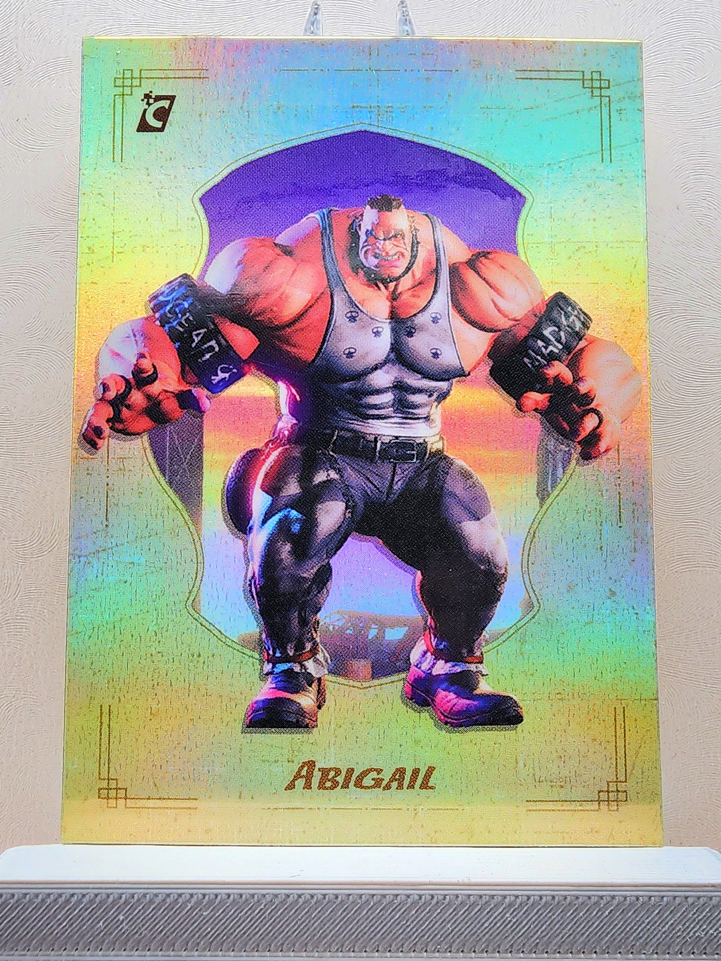 Street Fighter! 1x Abigail - Rainbow Holofoil (#46 - 2023 Cardsmiths Street Fighter Series One)