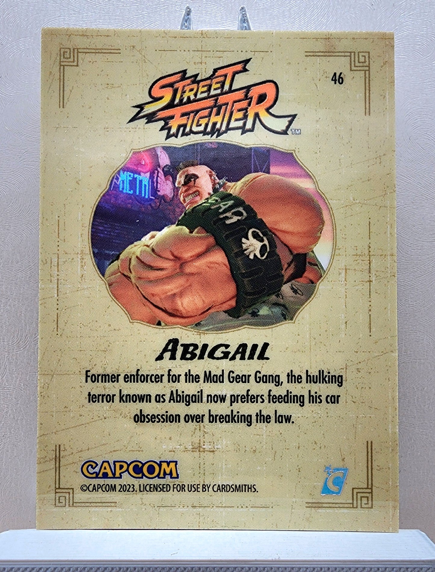 Street Fighter! 1x Abigail - Rainbow Holofoil (#46 - 2023 Cardsmiths Street Fighter Series One)