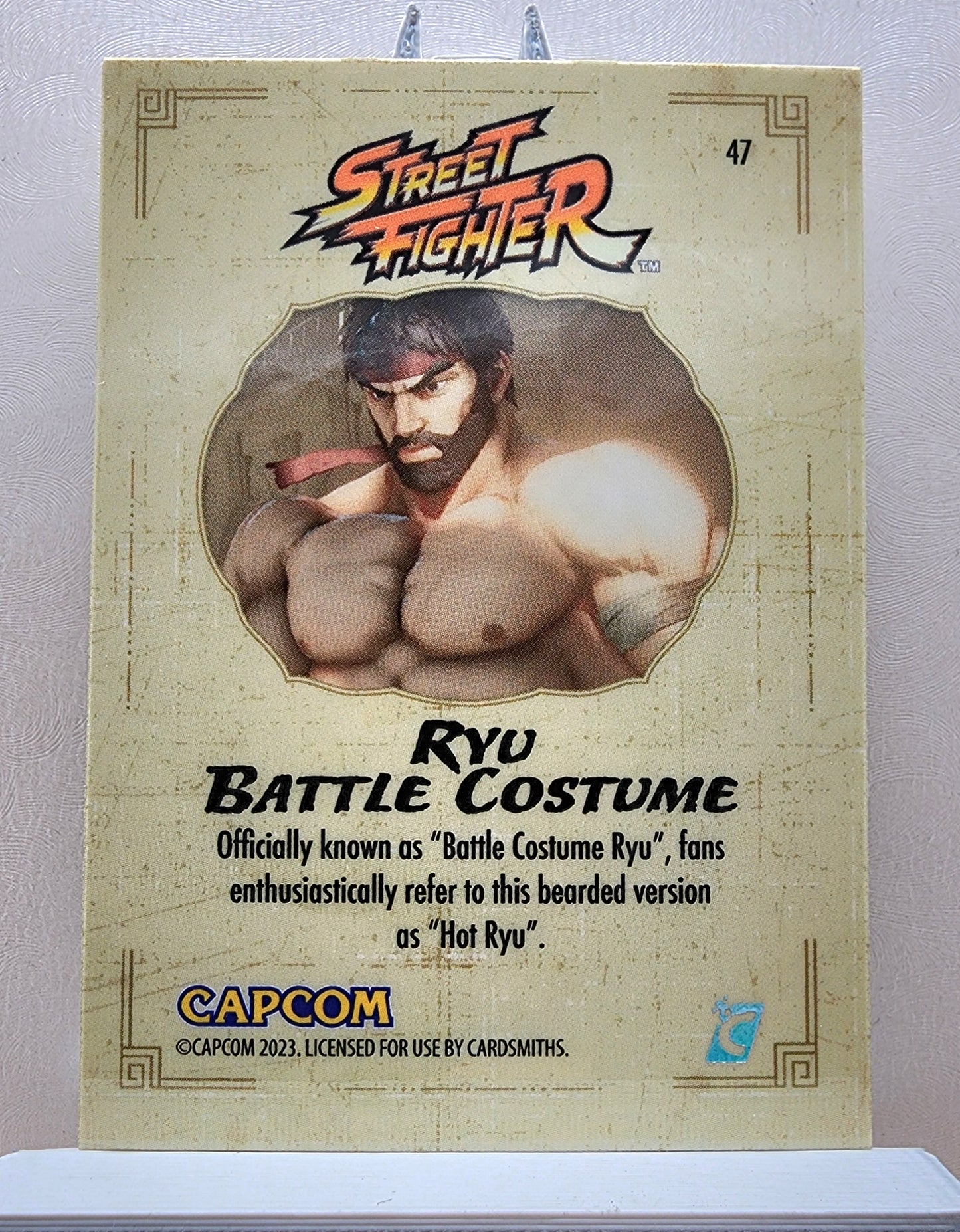 Street Fighter! 1x Ryu Battle Costume - Hyperwave Holofoil (#47 - 2023 Cardsmiths Street Fighter Series One)