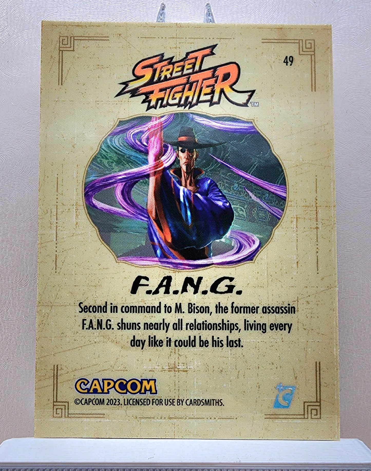 Street Fighter! 1x F.A.N.G - Rainbow Holofoil (#49 - 2023 Cardsmiths Street Fighter Series One)