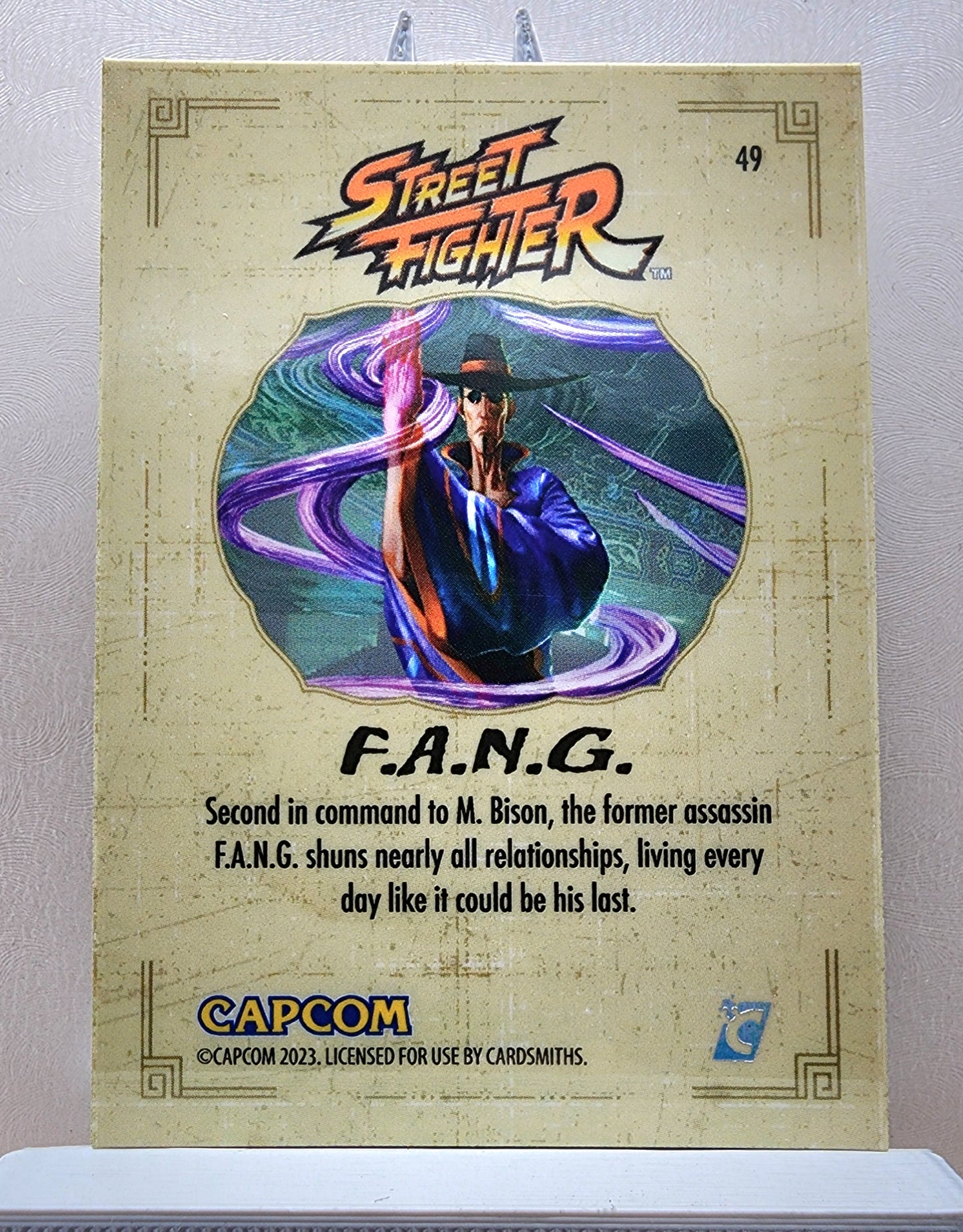 Street Fighter! 1x F.A.N.G - Hyperwave Holofoil (#49 - 2023 Cardsmiths Street Fighter Series One)