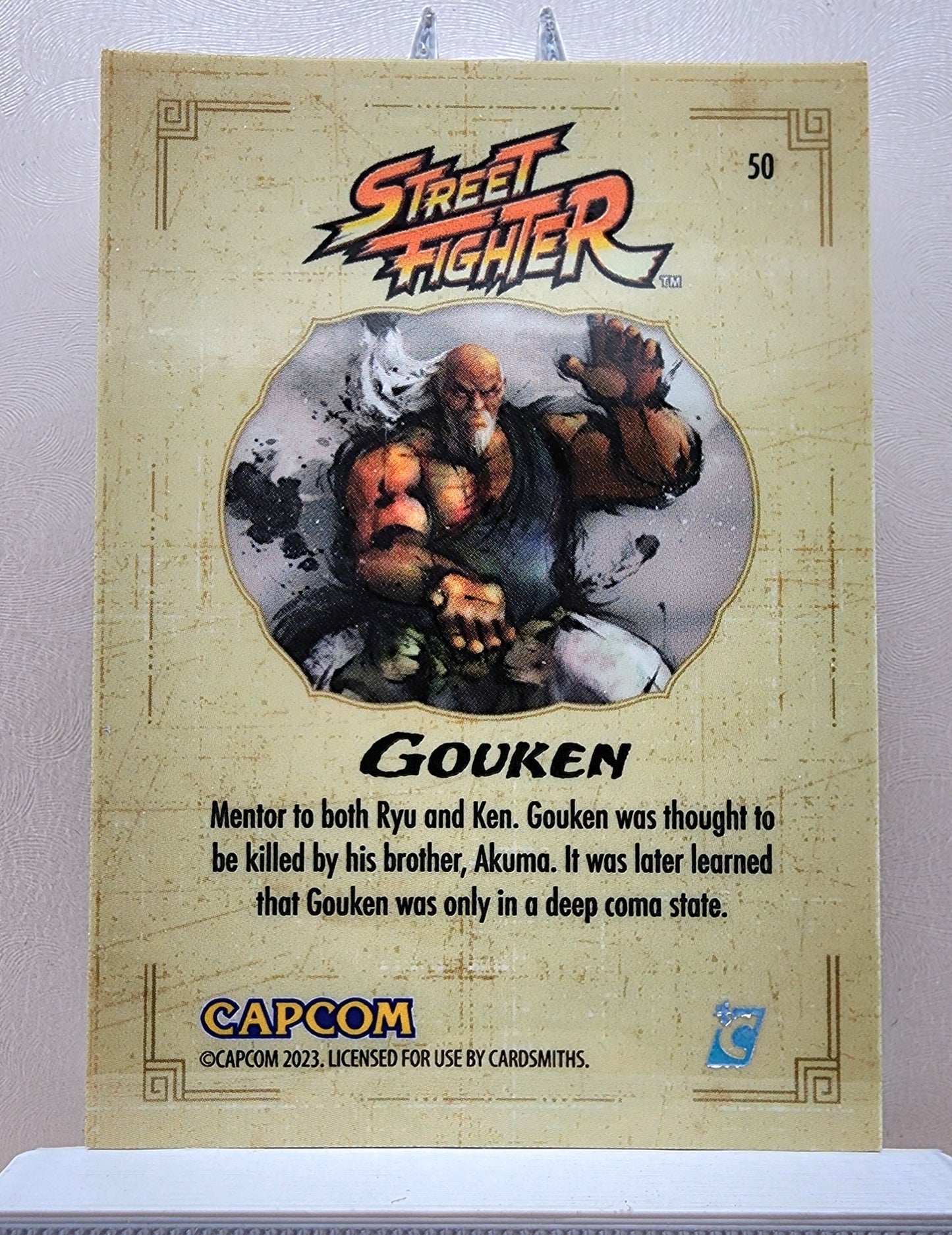 Street Fighter! 1x Gouken - Rainbow Holofoil (#50 - 2023 Cardsmiths Street Fighter Series One)