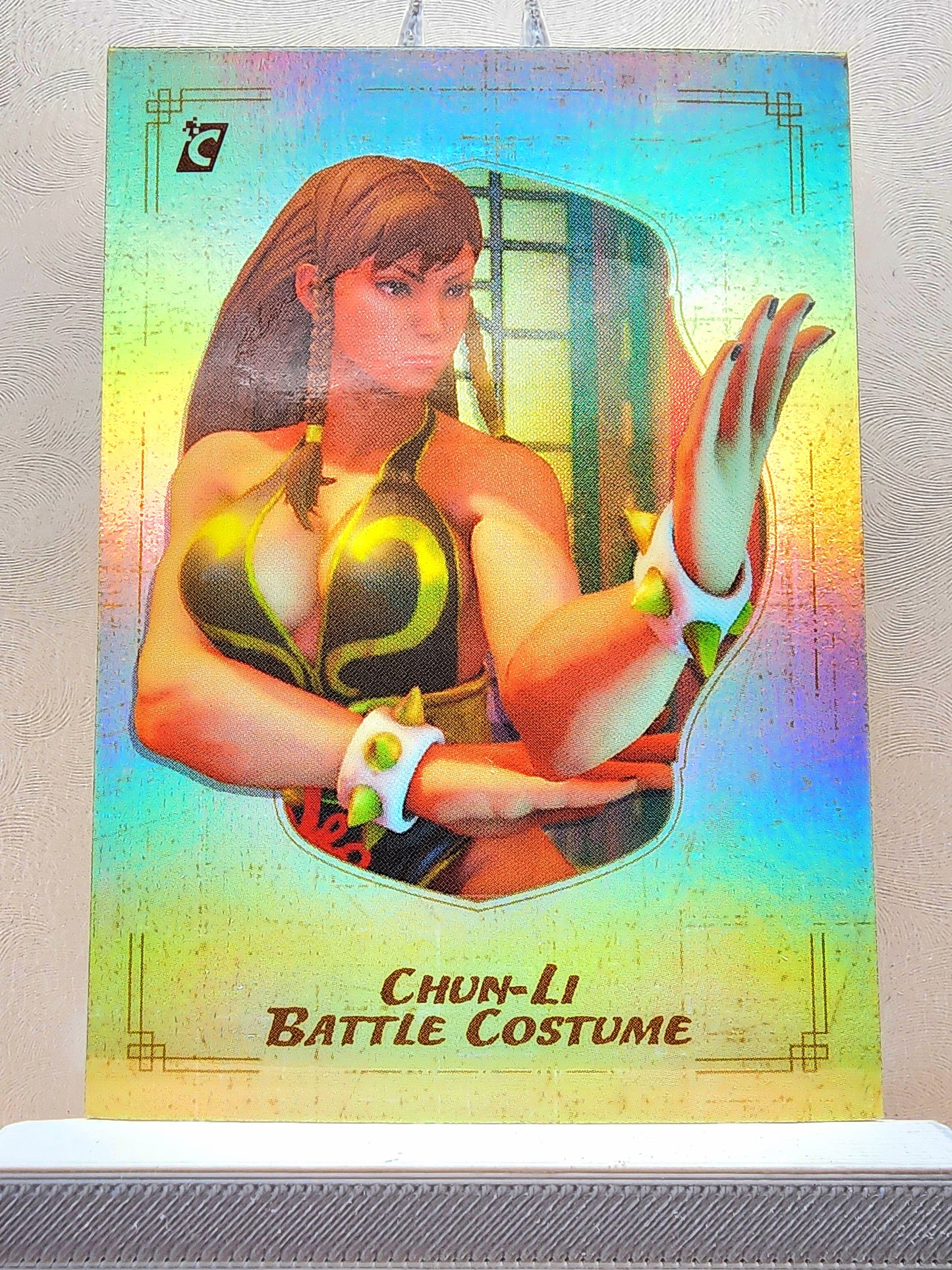 Street Fighter! 1x Chun-Li Battle Costume - Rainbow Holofoil (#51 - 2023 Cardsmiths Street Fighter Series One)