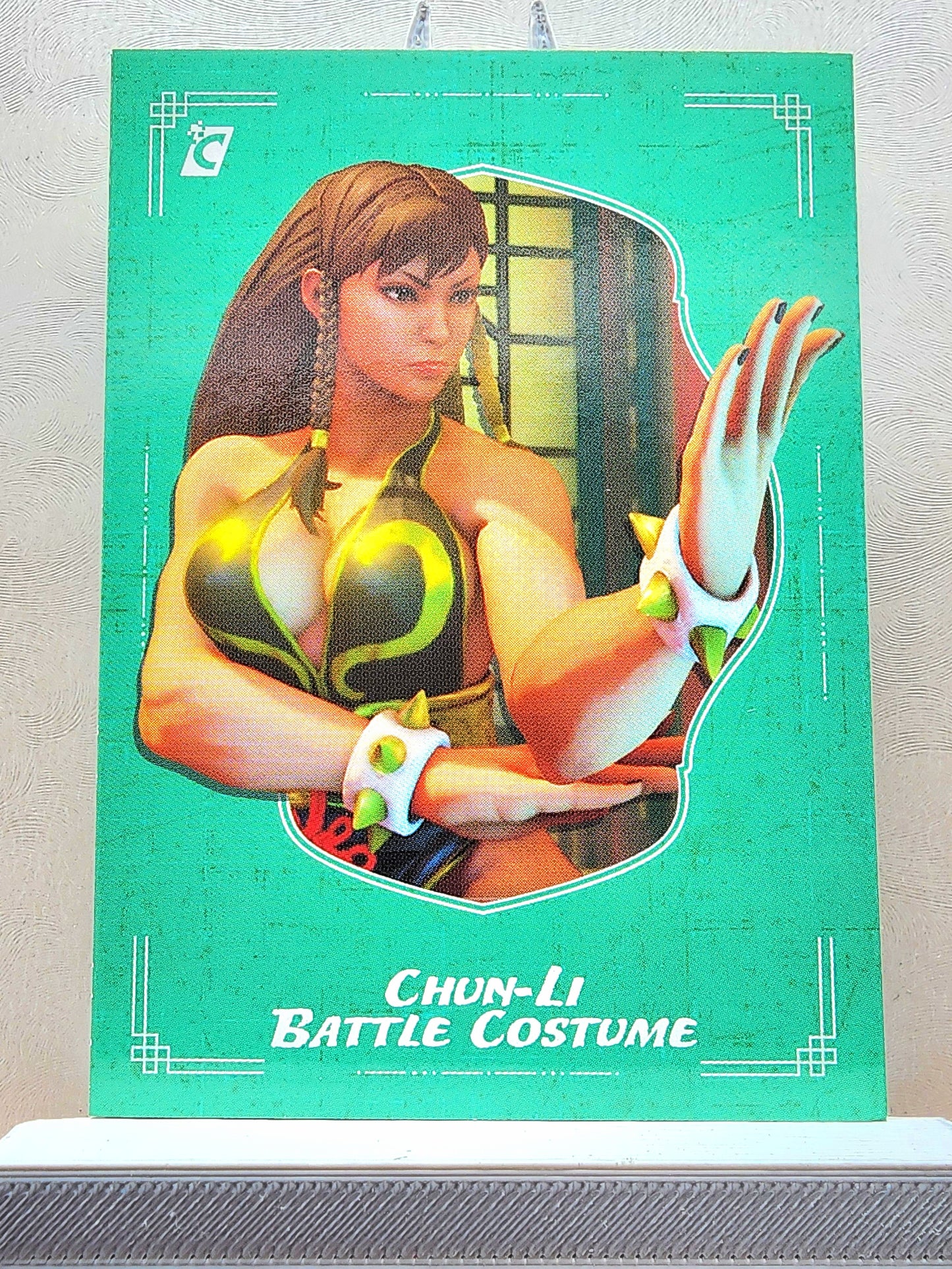 Street Fighter! 1x Chun-Li Battle Costume - Base Green (#51 - 2023 Cardsmiths Street Fighter Series One)