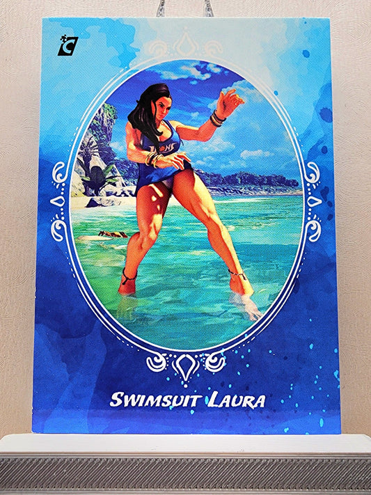 Street Fighter! 1x Swimsuit Laura - Insert (#SW3 - 2023 Cardsmiths Street Fighter Series One)