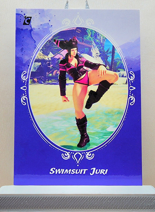 Street Fighter! 1x Swimsuit Juri - Insert (#SW7 - 2023 Cardsmiths Street Fighter Series One)