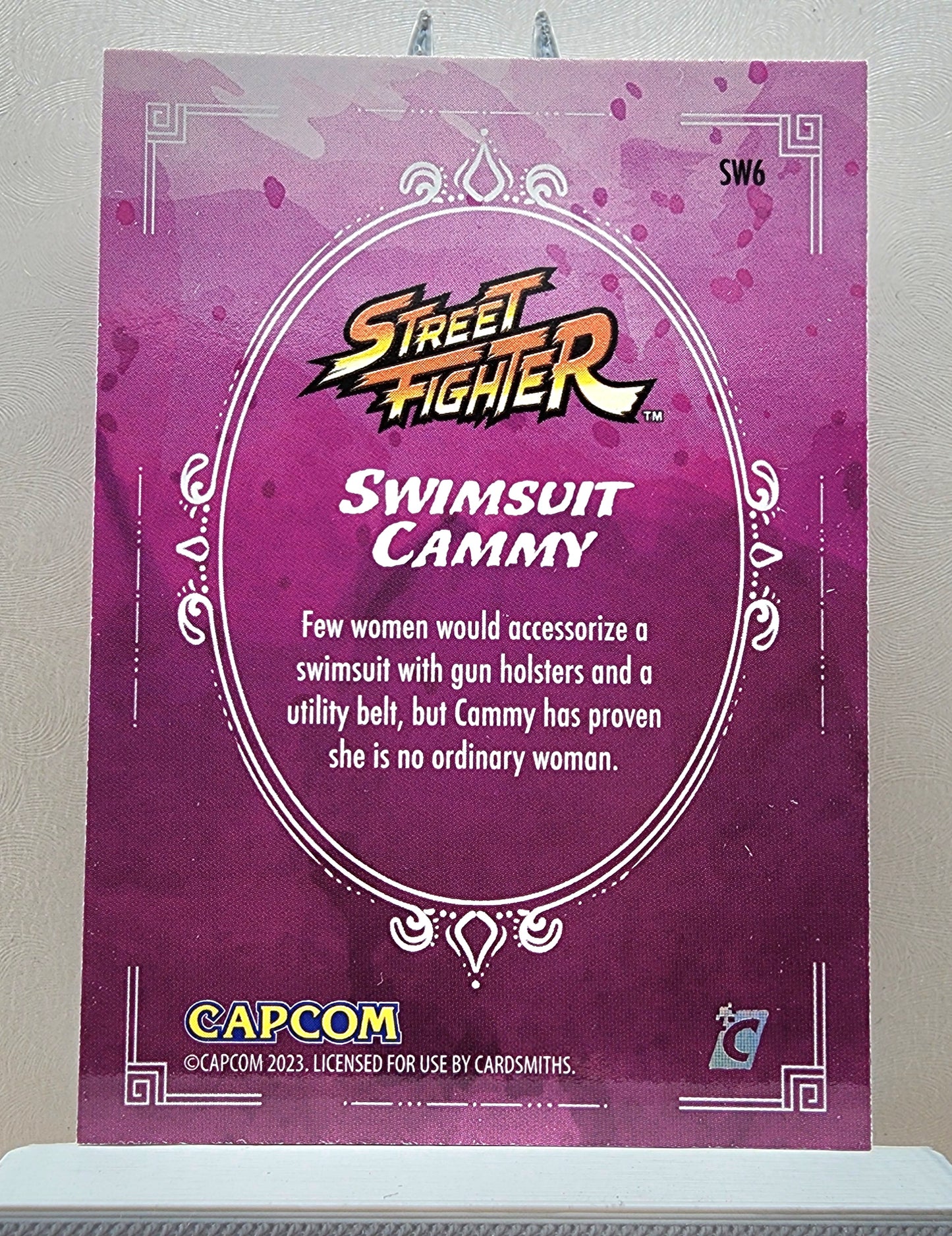 Street Fighter! 1x Swimsuit Cammy - Insert (#SW6 - 2023 Cardsmiths Street Fighter Series One)