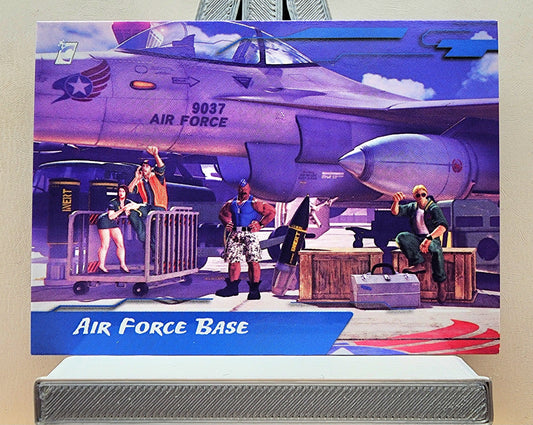 Street Fighter! 1x Air Force Base - Insert (#ST3 - 2023 Cardsmiths Street Fighter Series One)