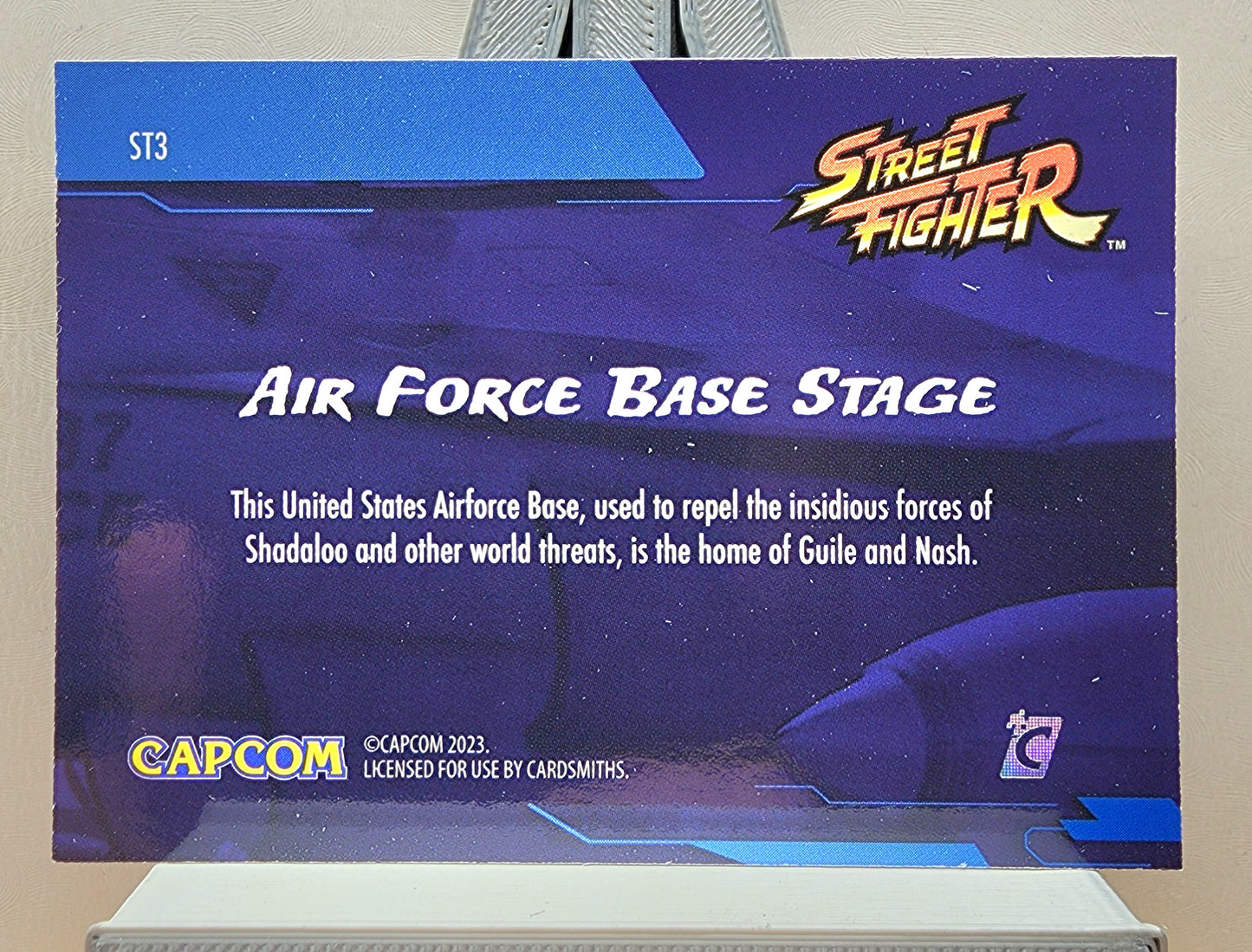 Street Fighter! 1x Air Force Base - Insert (#ST3 - 2023 Cardsmiths Street Fighter Series One)