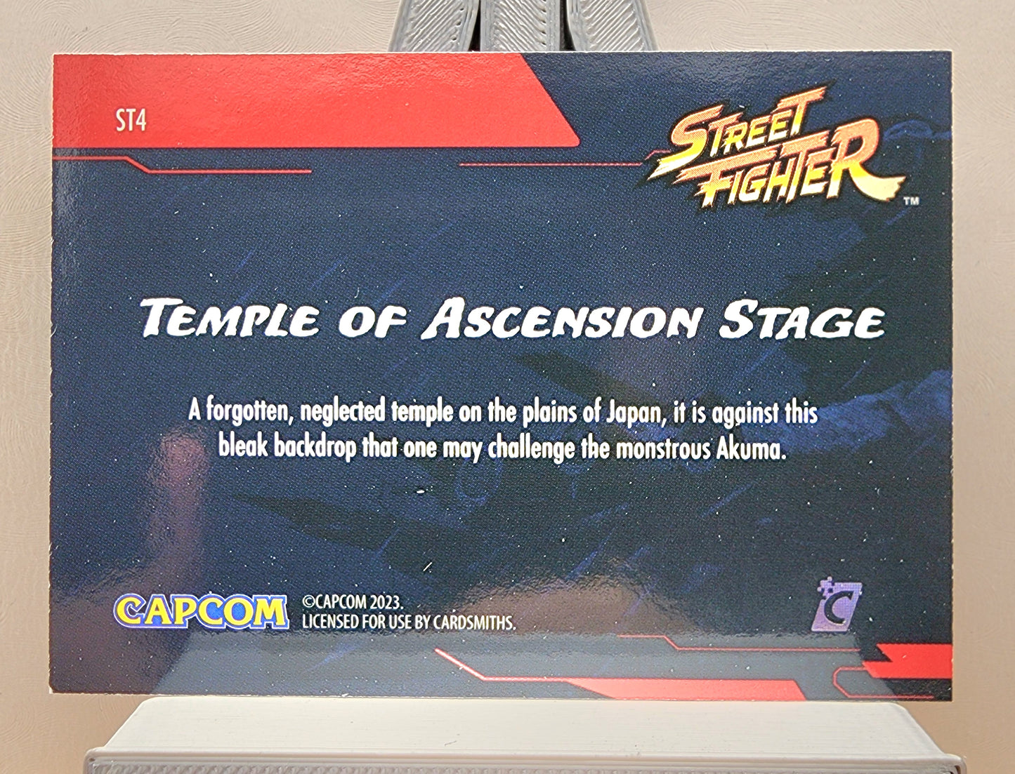 Street Fighter! 1x Temple of Ascension - Insert (#ST4 - 2023 Cardsmiths Street Fighter Series One)