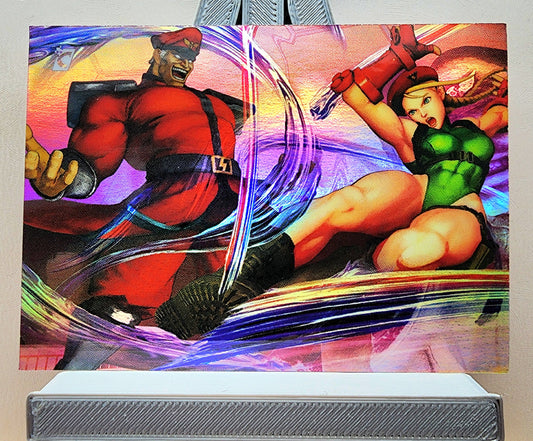 Street Fighter! 1x Cammy VS Bison - Holofoil Insert (#VS1 - 2023 Cardsmiths Street Fighter Series One)