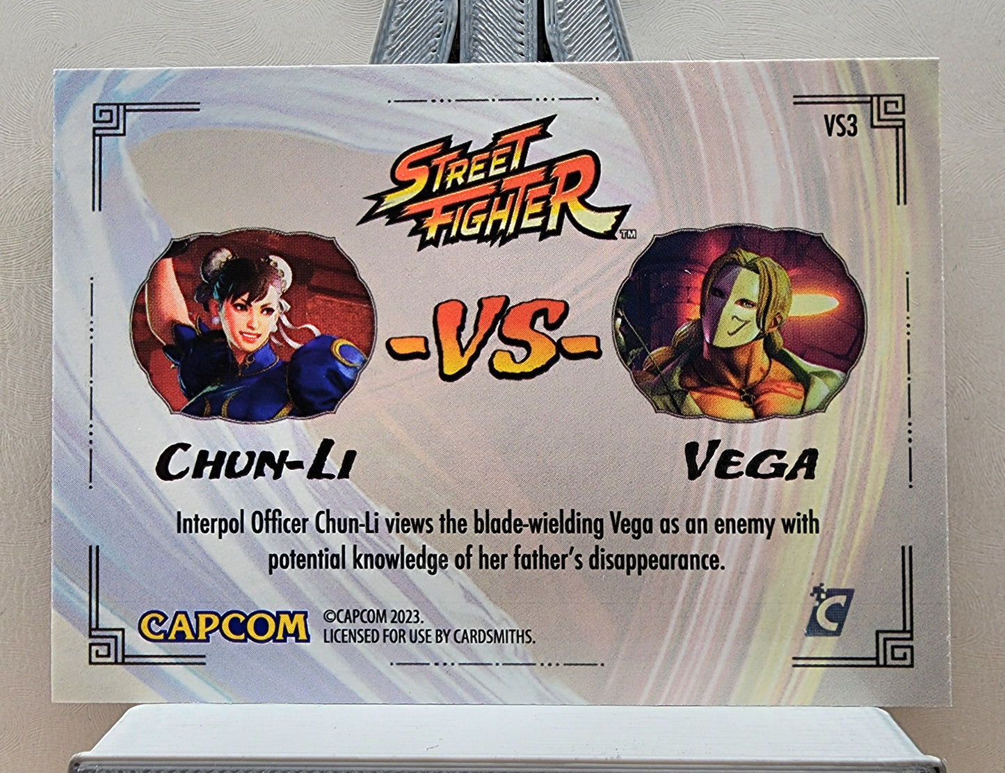 Street Fighter! 1x ChunLi VS Vega - Insert (#VS3 - 2023 Cardsmiths Street Fighter Series One)