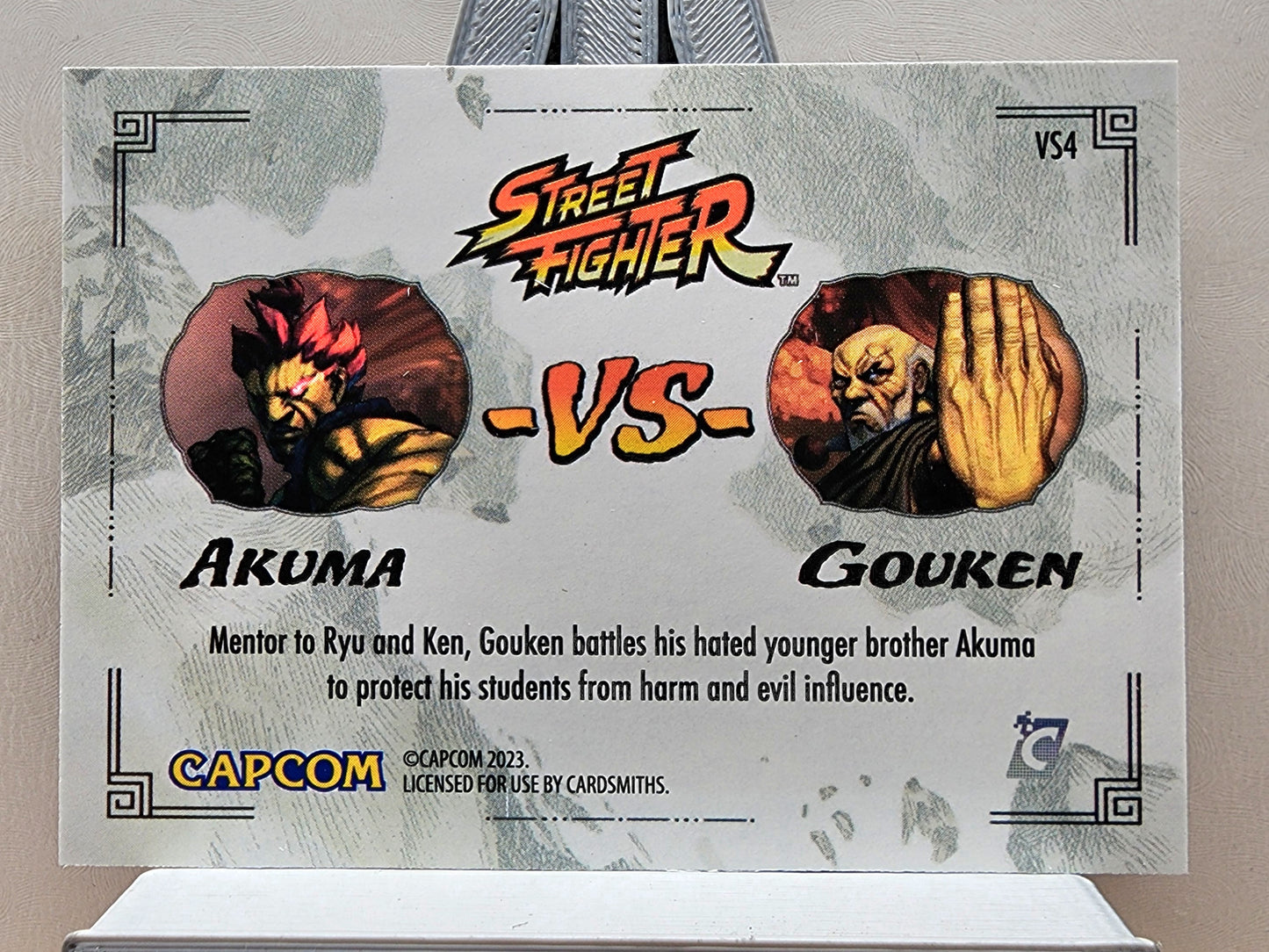 Street Fighter! 1x Akuma VS Gouken - Insert (#VS4 - 2023 Cardsmiths Street Fighter Series One)